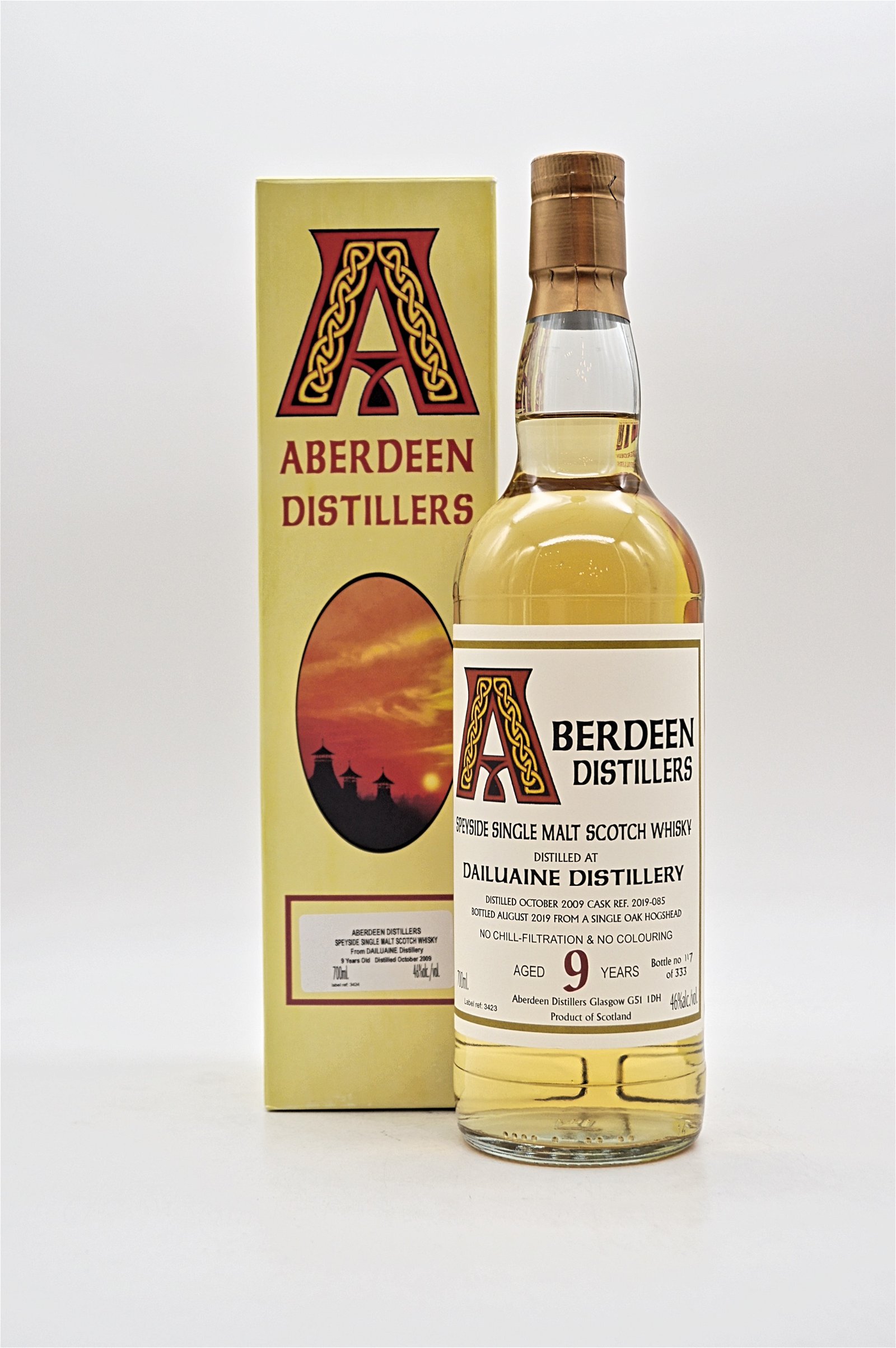 Aberdeen Distillers 9 Jahre Dailuaine Cask Ref 2019-085 Speyside Single Malt Scotch Whisky