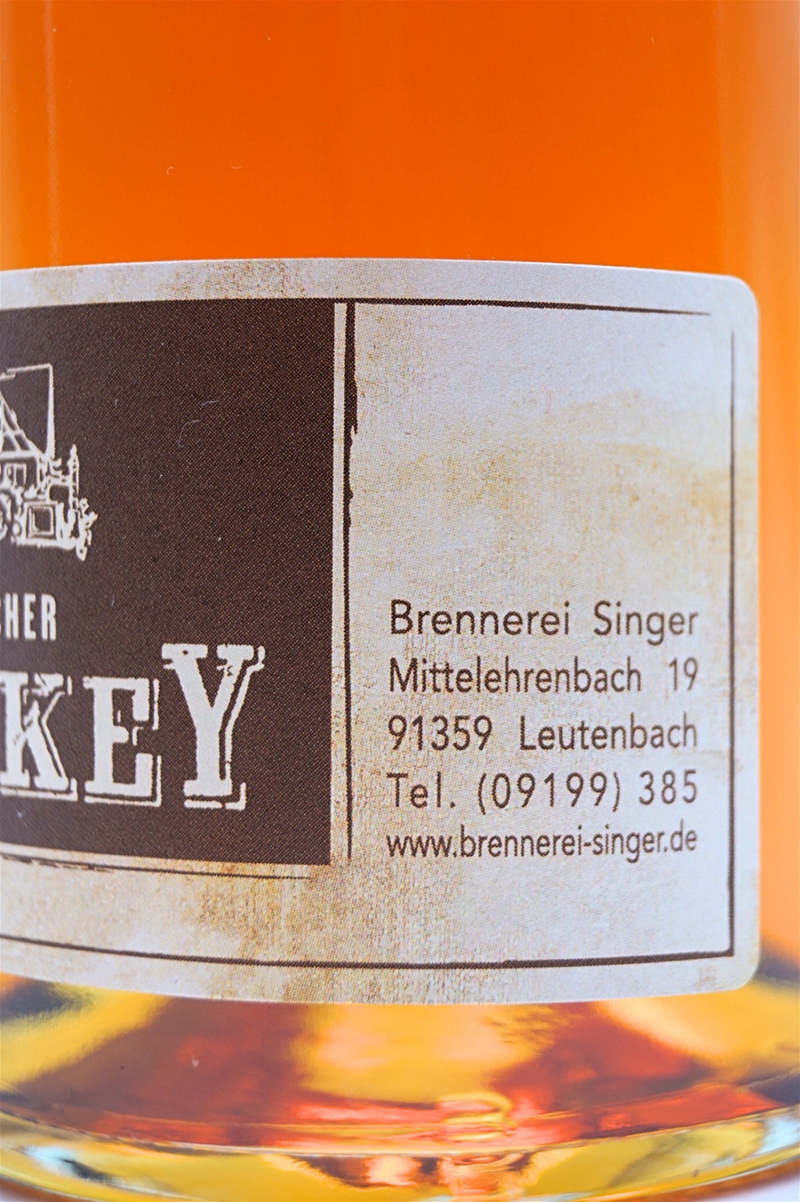 Brennerei Singer  Fränkischer Whisky