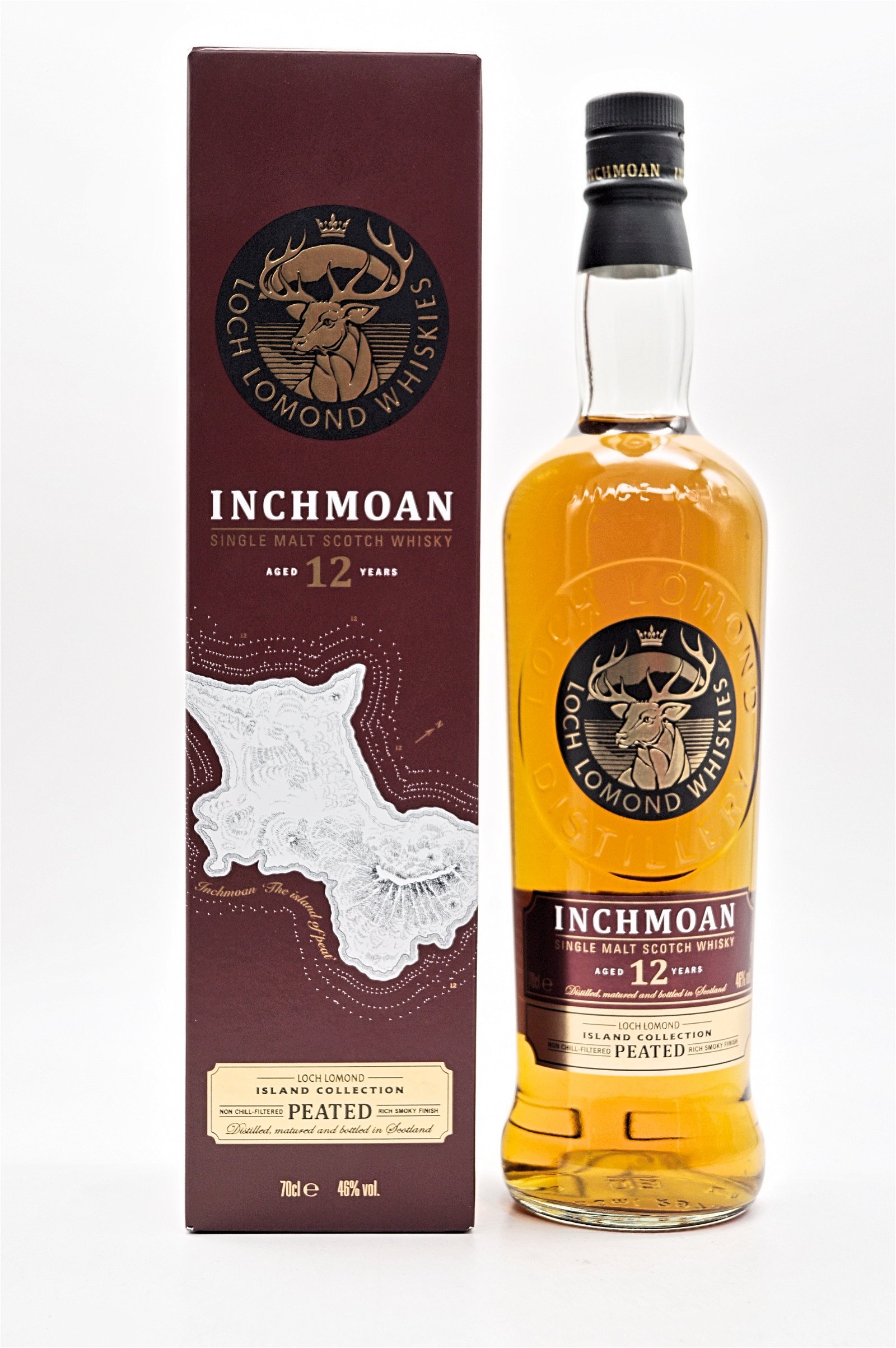 Loch Lomond Whiskies 12 Jahre Inchmoan Peated Island Collection Single Malt Scotch Whisky