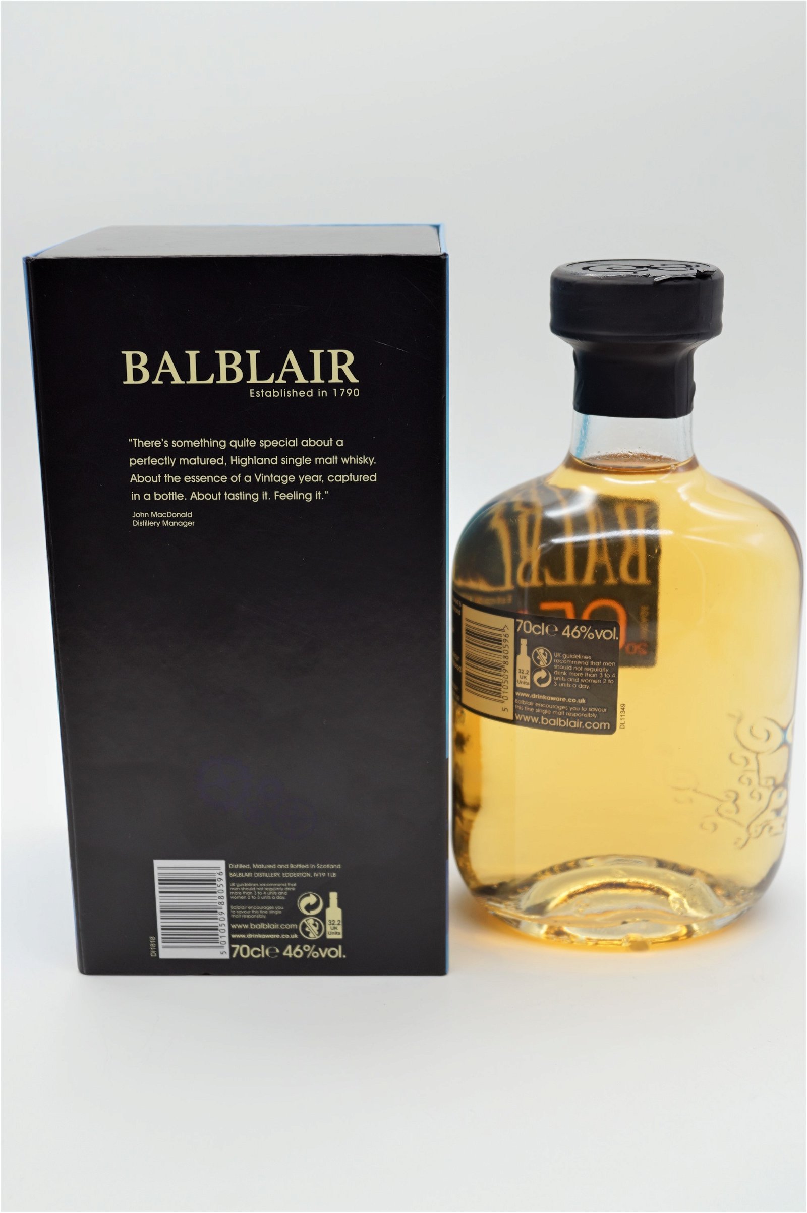 Balblair 2005 1st Release Highland Single Malt Scotch Whisky