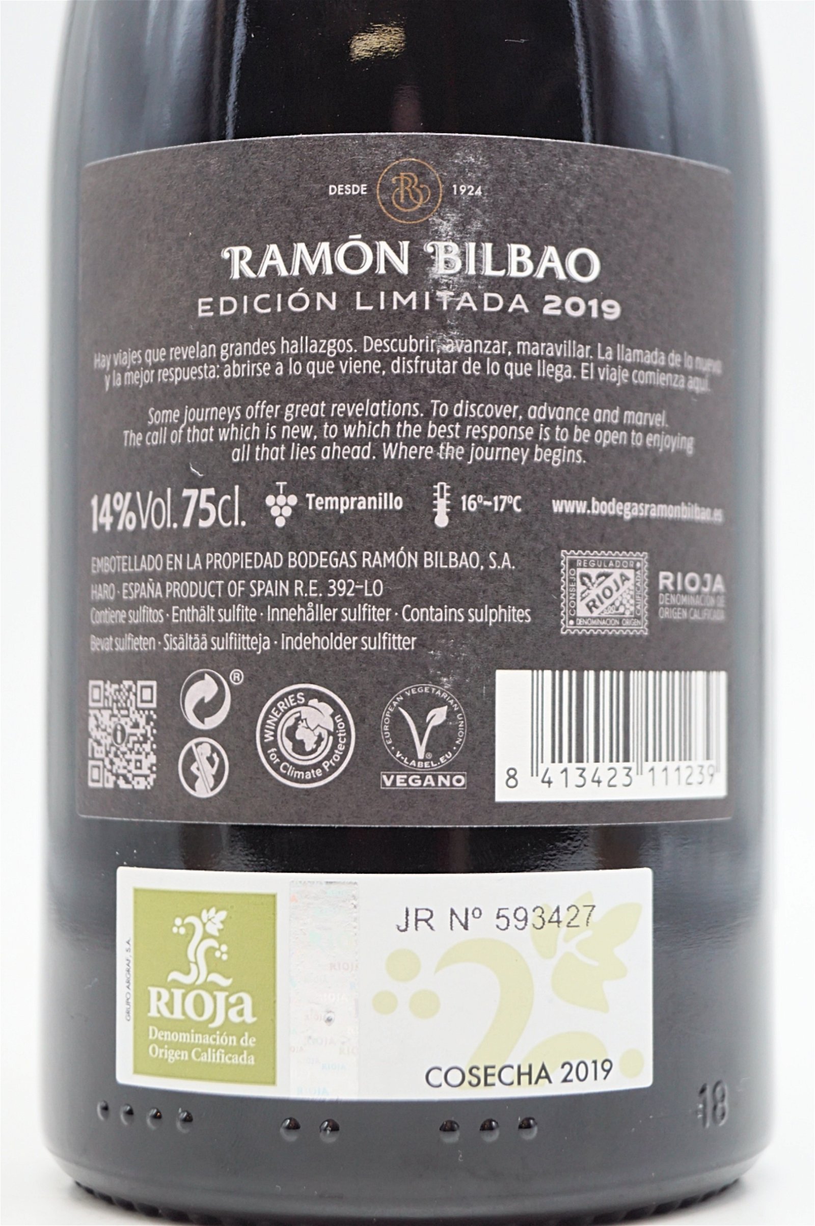 Ramon Bilbao Rioja EDICIÒN LIMITADA 2019