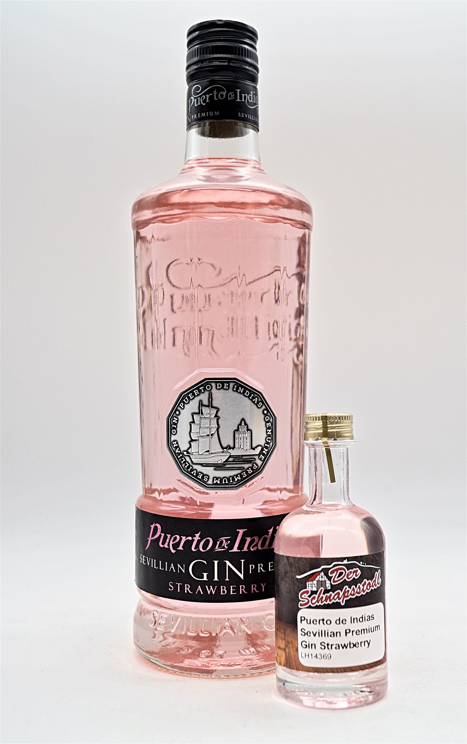 Puerto de Indias Sevillian Premium Gin Strawberry Sample 50 ml