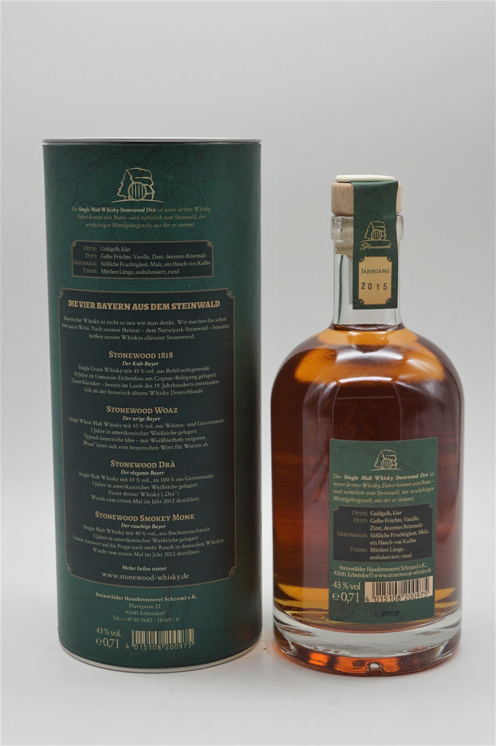 Schraml Stonewood Dra Bavarian Single Malt Whisky