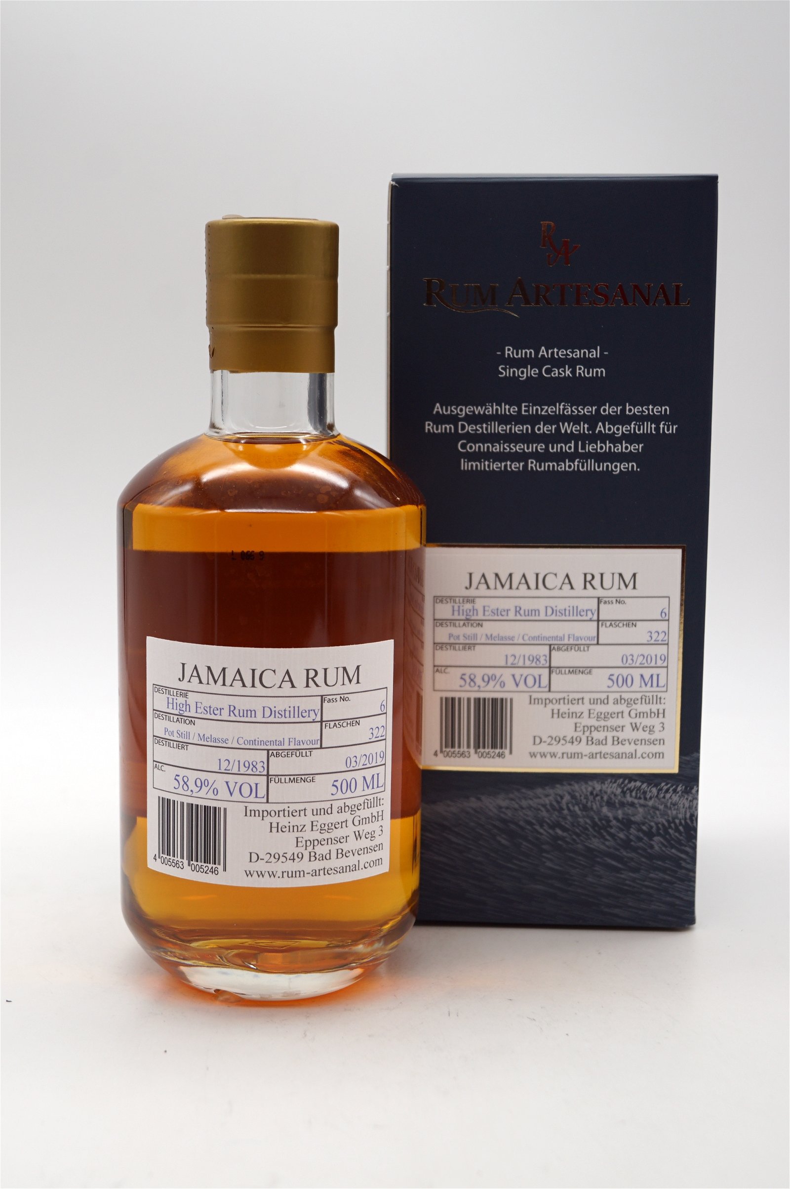35 Jahre Jamaica High Ester Rum Fass 6