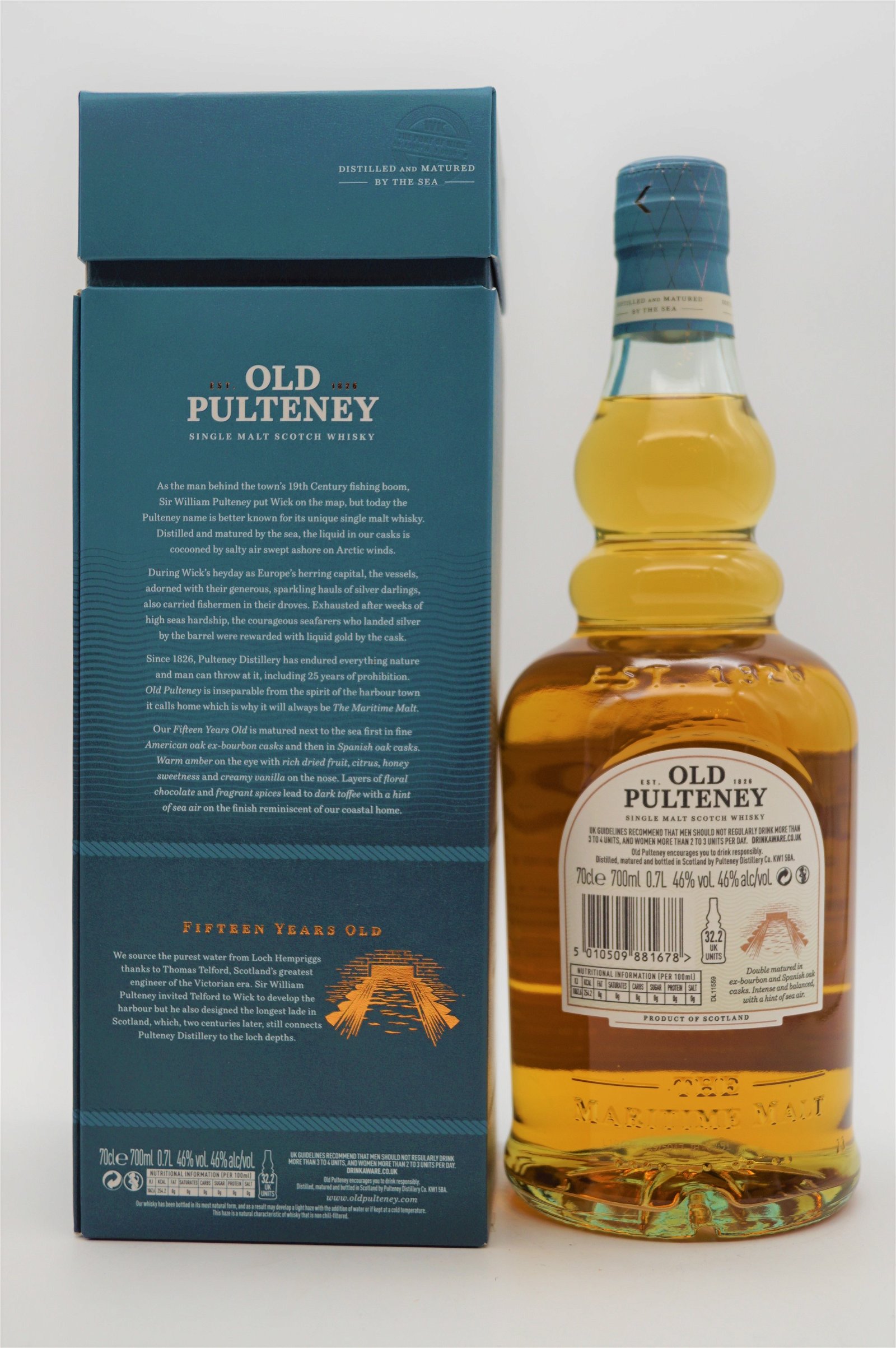 Old Pulteney 15 Jahre Single Malt Scotch Whisky