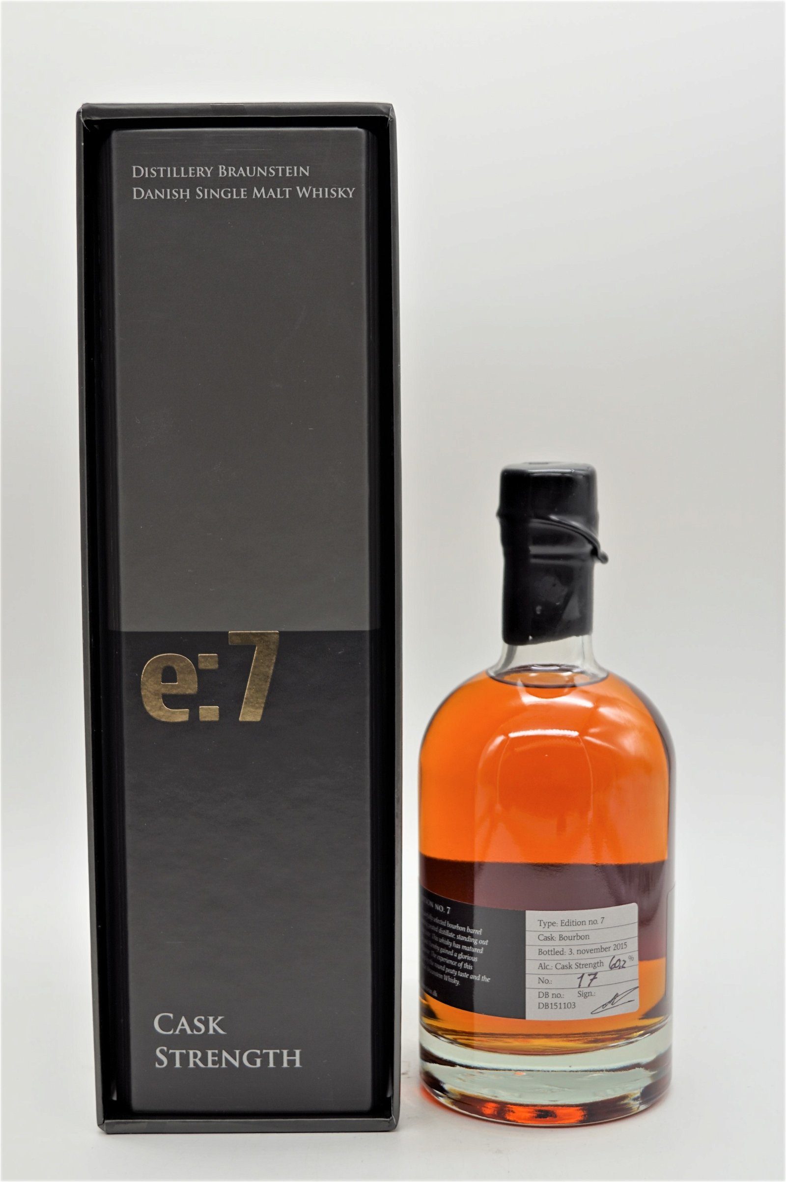 Braunstein Cask Strength Edition E7 Dansk Single Malt Whisky