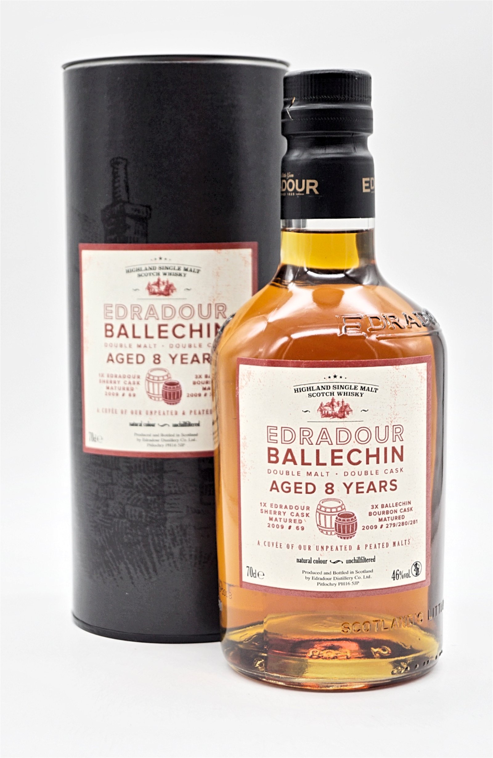 Edradour 8 Jahre Ballechin Cuvee Double Cask Double Malt Highland Single Malt Scotch Whisky