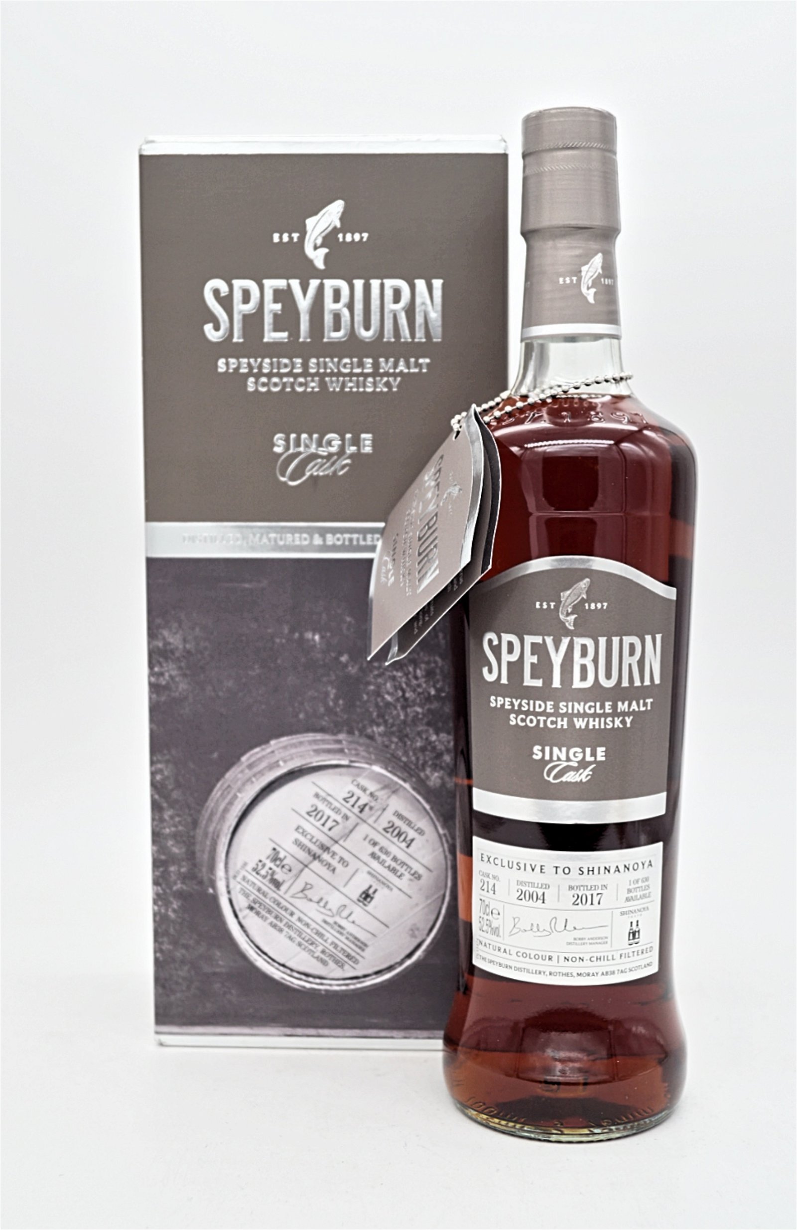 Speyburn 13 Jahre 2004/2017 First Fill Sherry Butt #214 Shinanoya Exklusive Speyside Single Malt Scotch Whisky