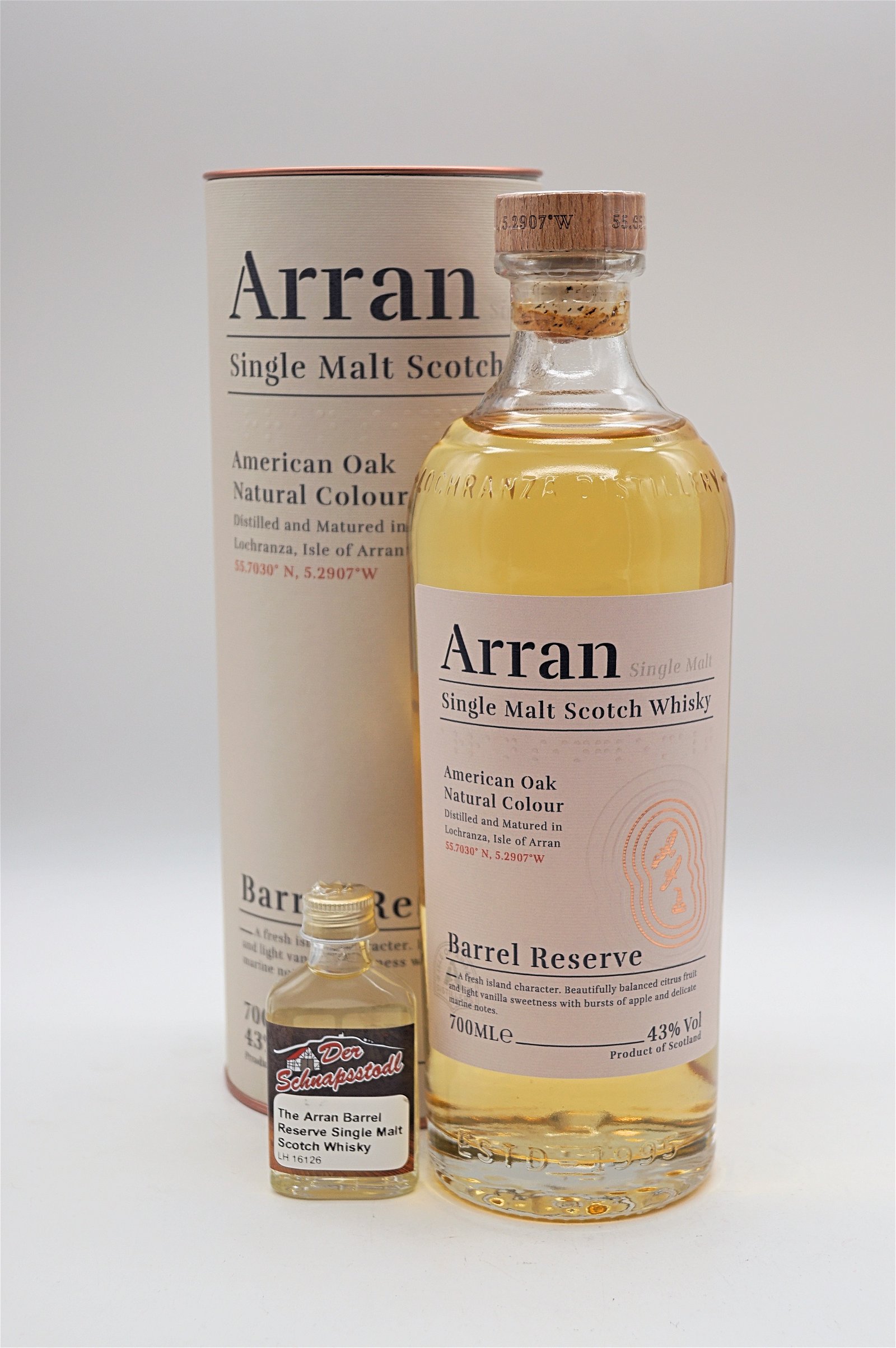 The Arran Barrel Reserve Single Malt Scotch Whisky Sample 20 ml