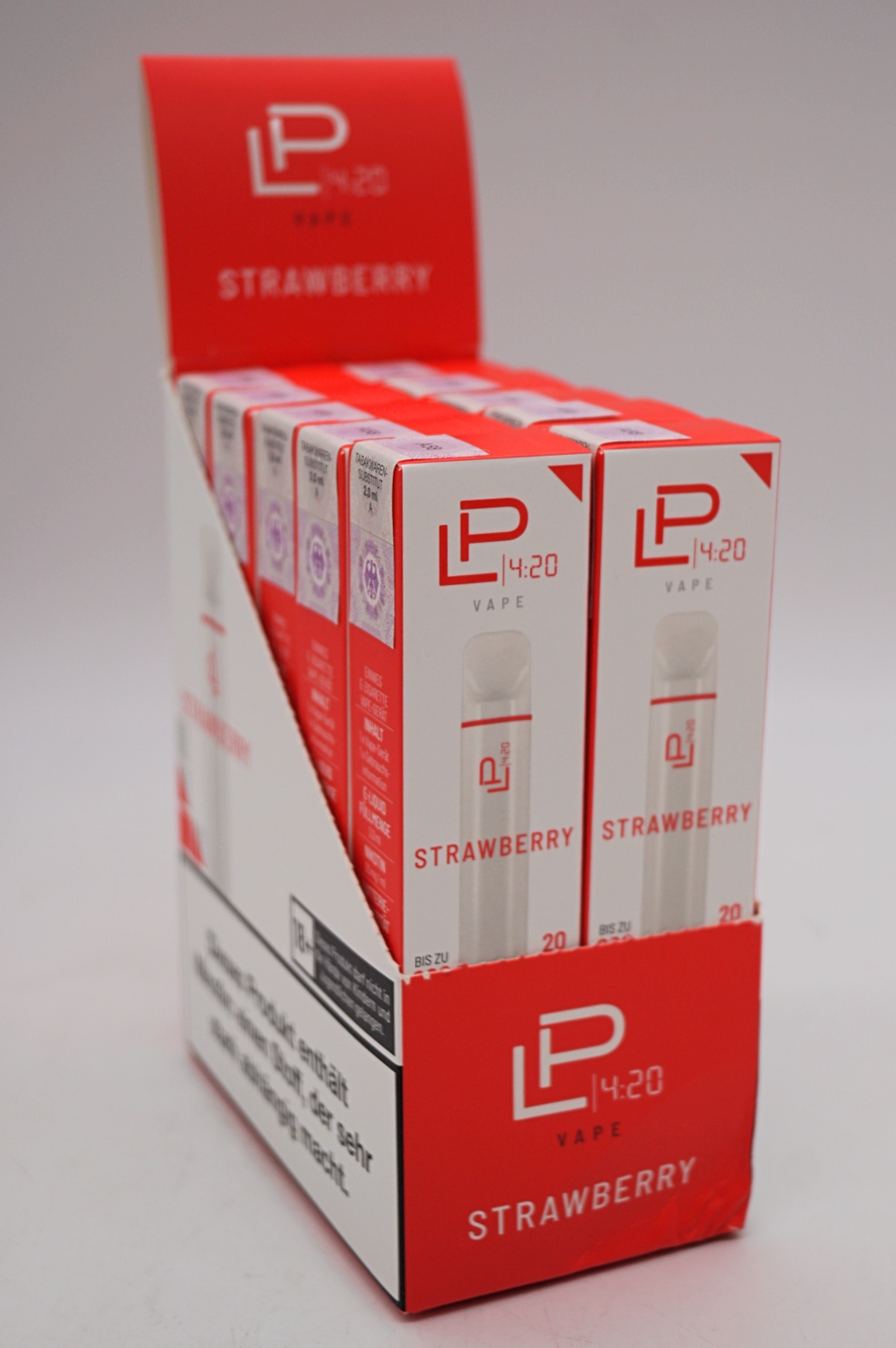 E-Zigarette Strawberry 10 Stück Sparset