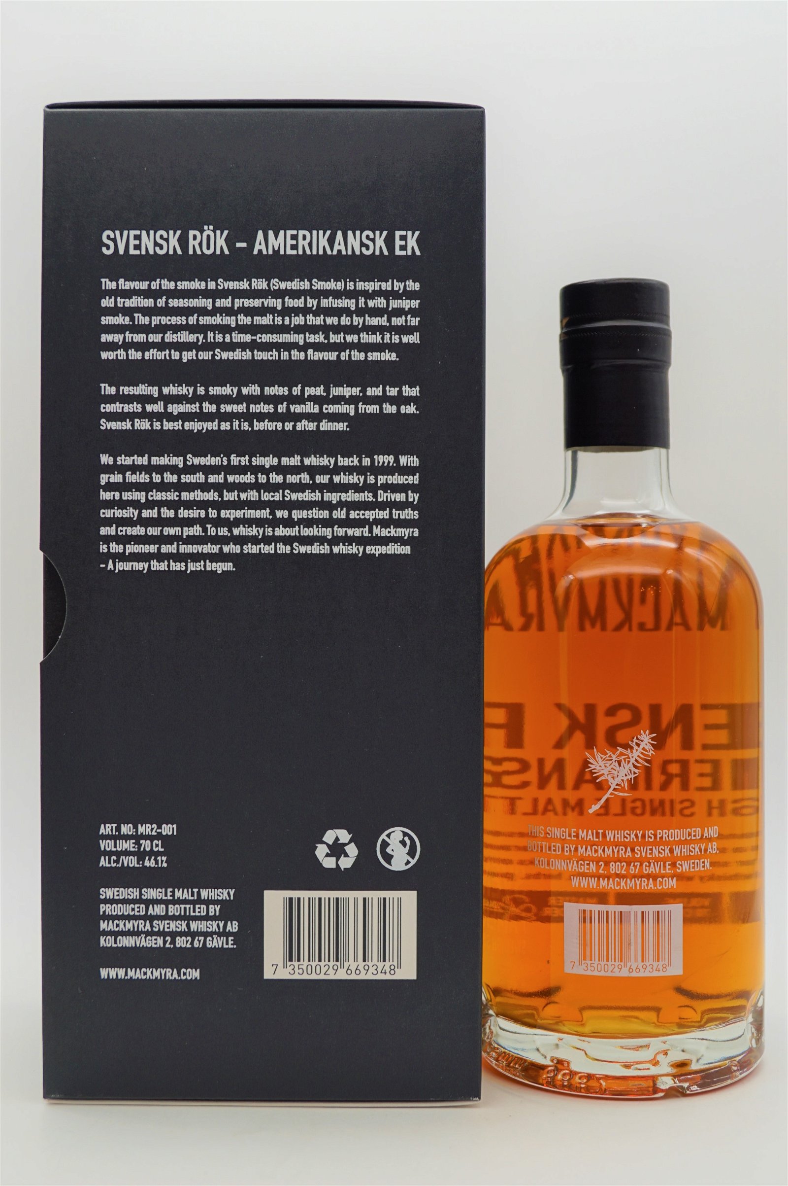 Mackmyra Svensk Rök Swedish Amerikansk Ek Single Malt Whisky
