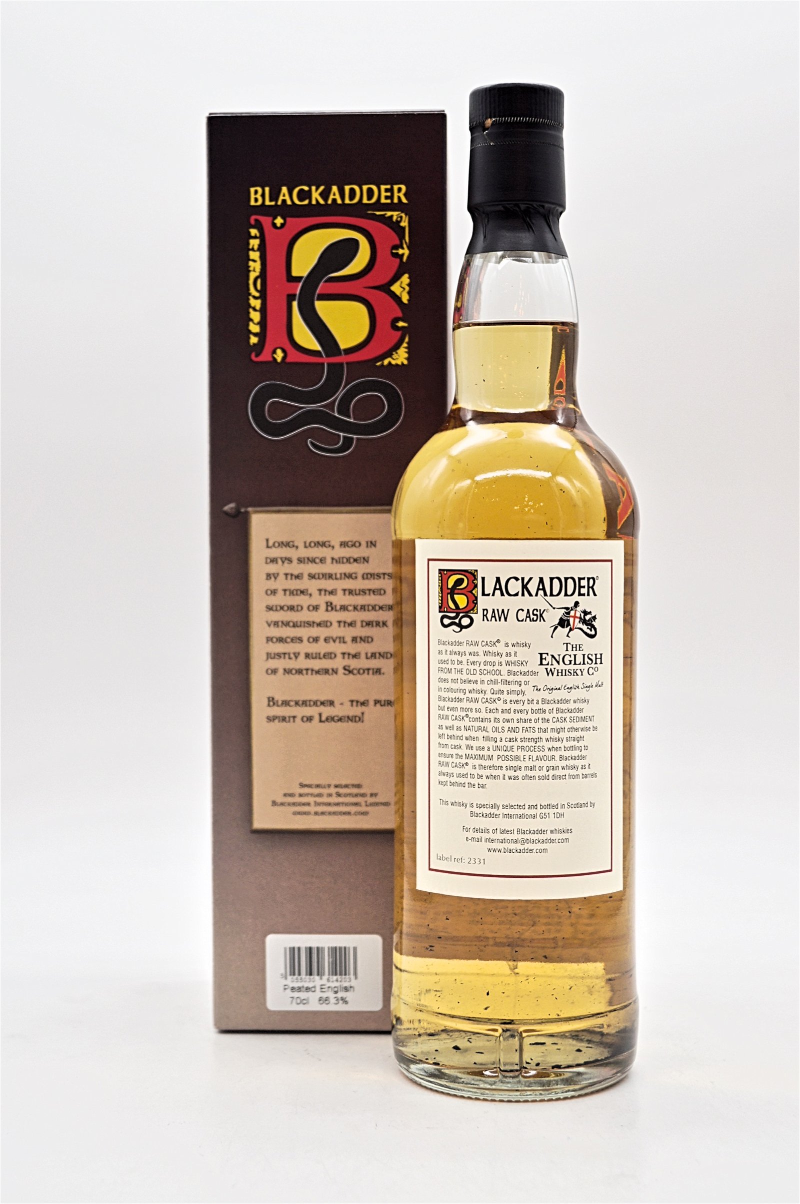 Blackadder Peated English Raw Cask No 279 Single Malt Whisky