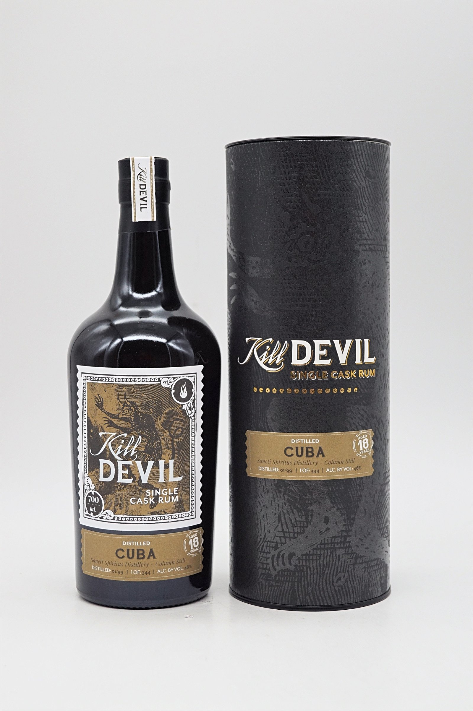 Kill Devil Rum Cuba 18 Jahre Sancti Spiritous Distillery 344 Fl.