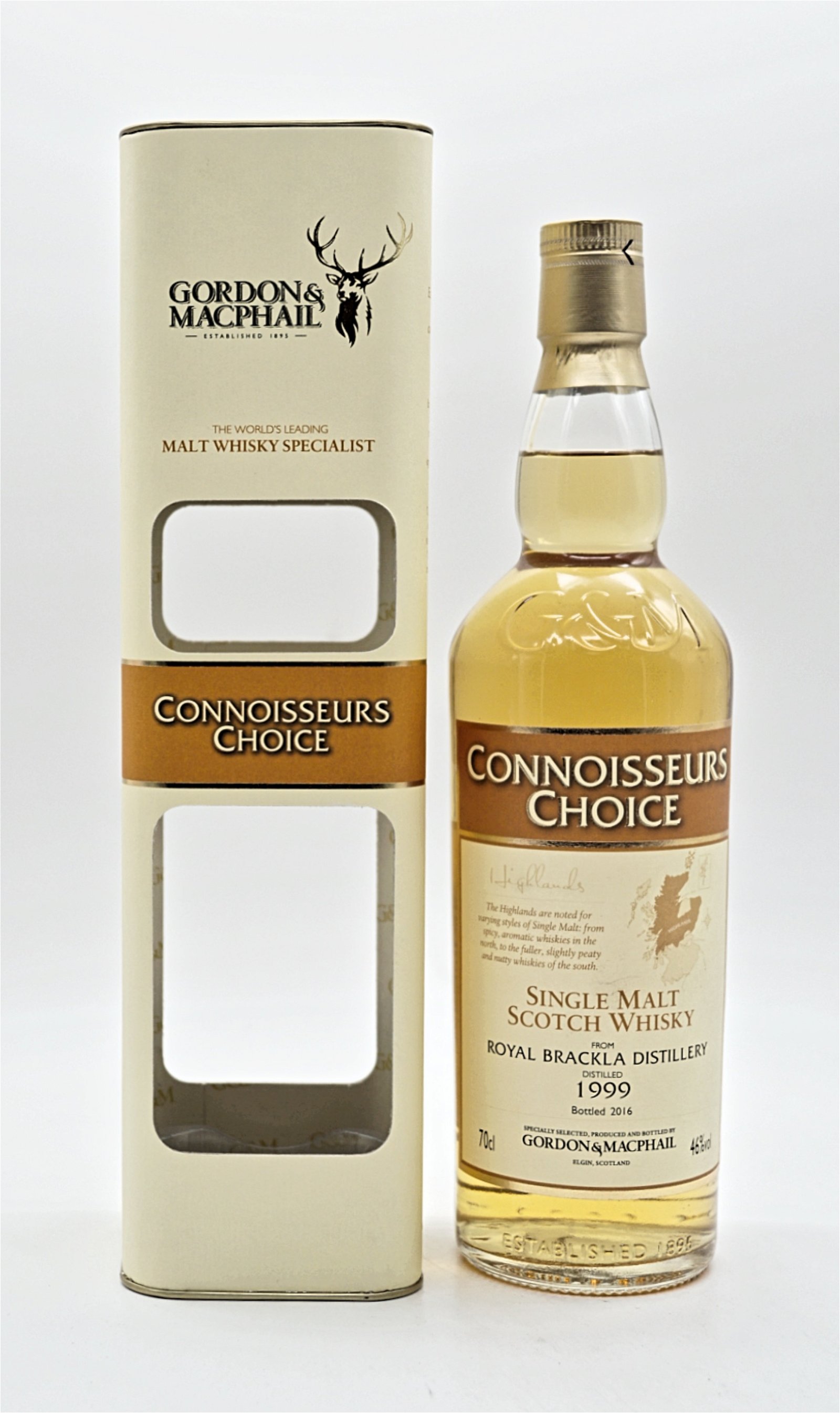 Gordon & Macphail Connoisseurs Choice Royal Brackla Distillery 1999/2016 Single Malt Scotch Whisky