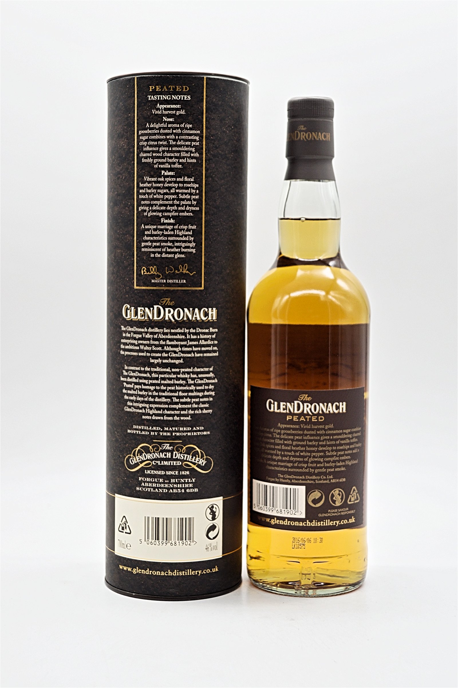 GlenDronach Peated Highland Single Malt Scotch Whisky