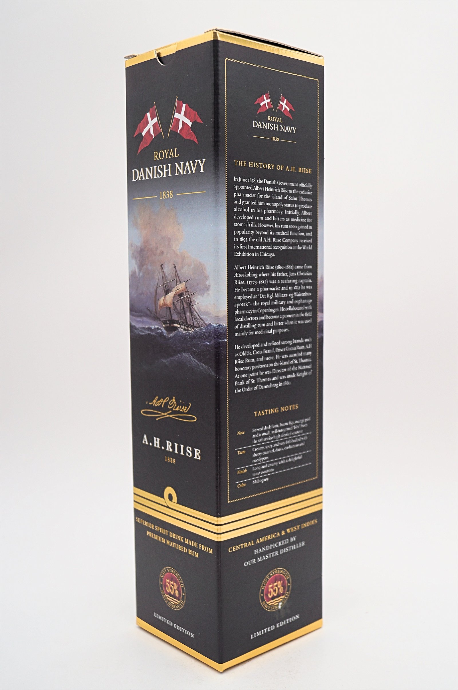 A.H.Riise Royal Danish Navy Strength Rum