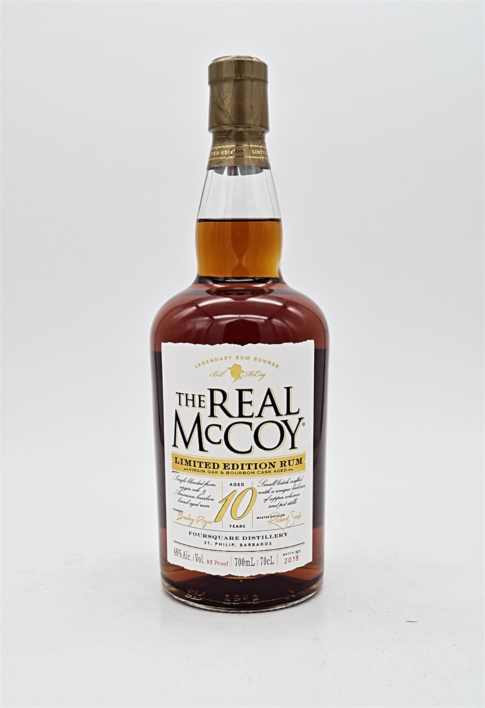 The Real Mc Coy 10 Jahre Virgin Oak Bourbon Cask Limited Edition Rum
