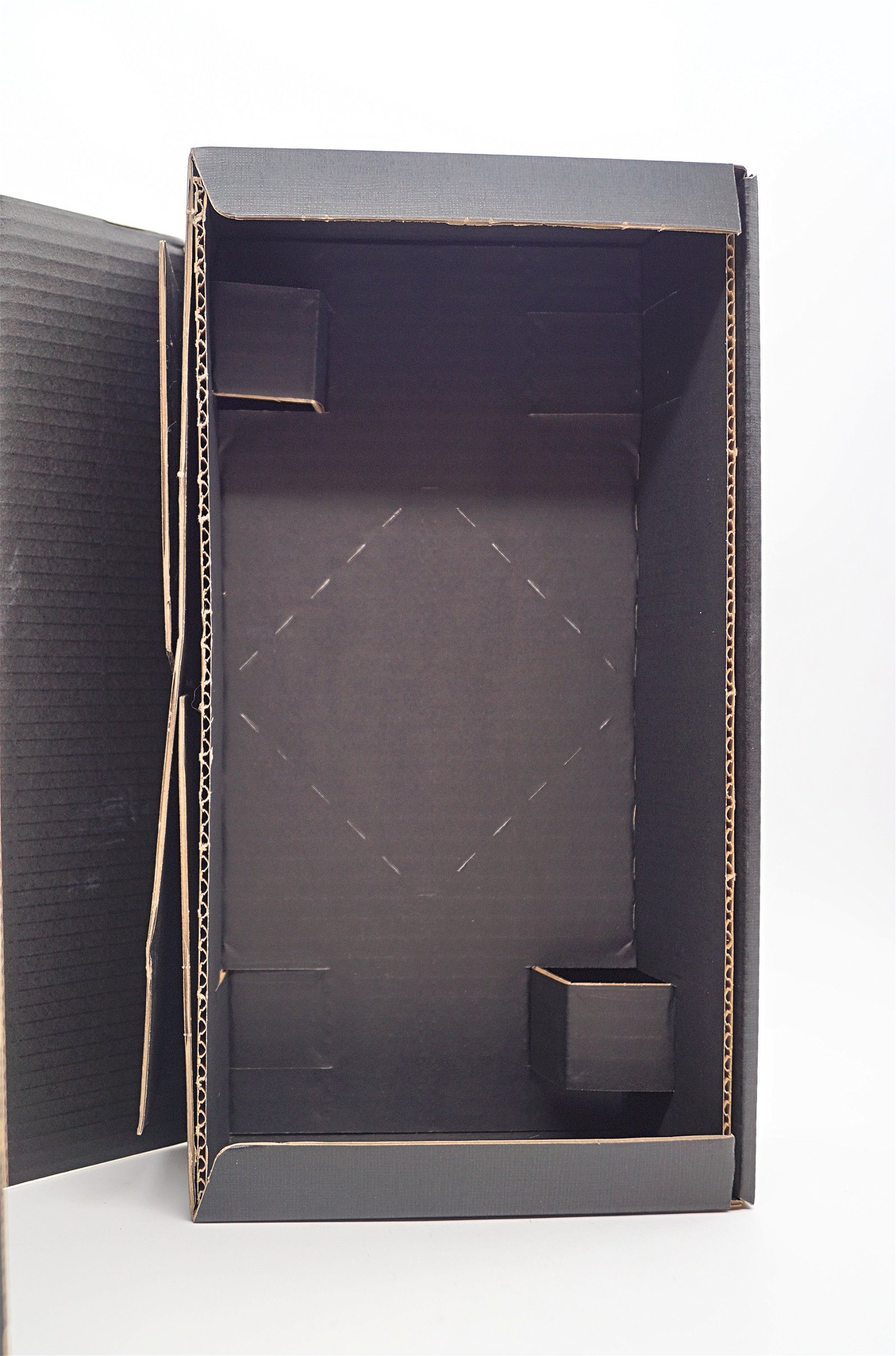 Der Schnapsstodl Geschenkbox schwarz für 2 Flaschen