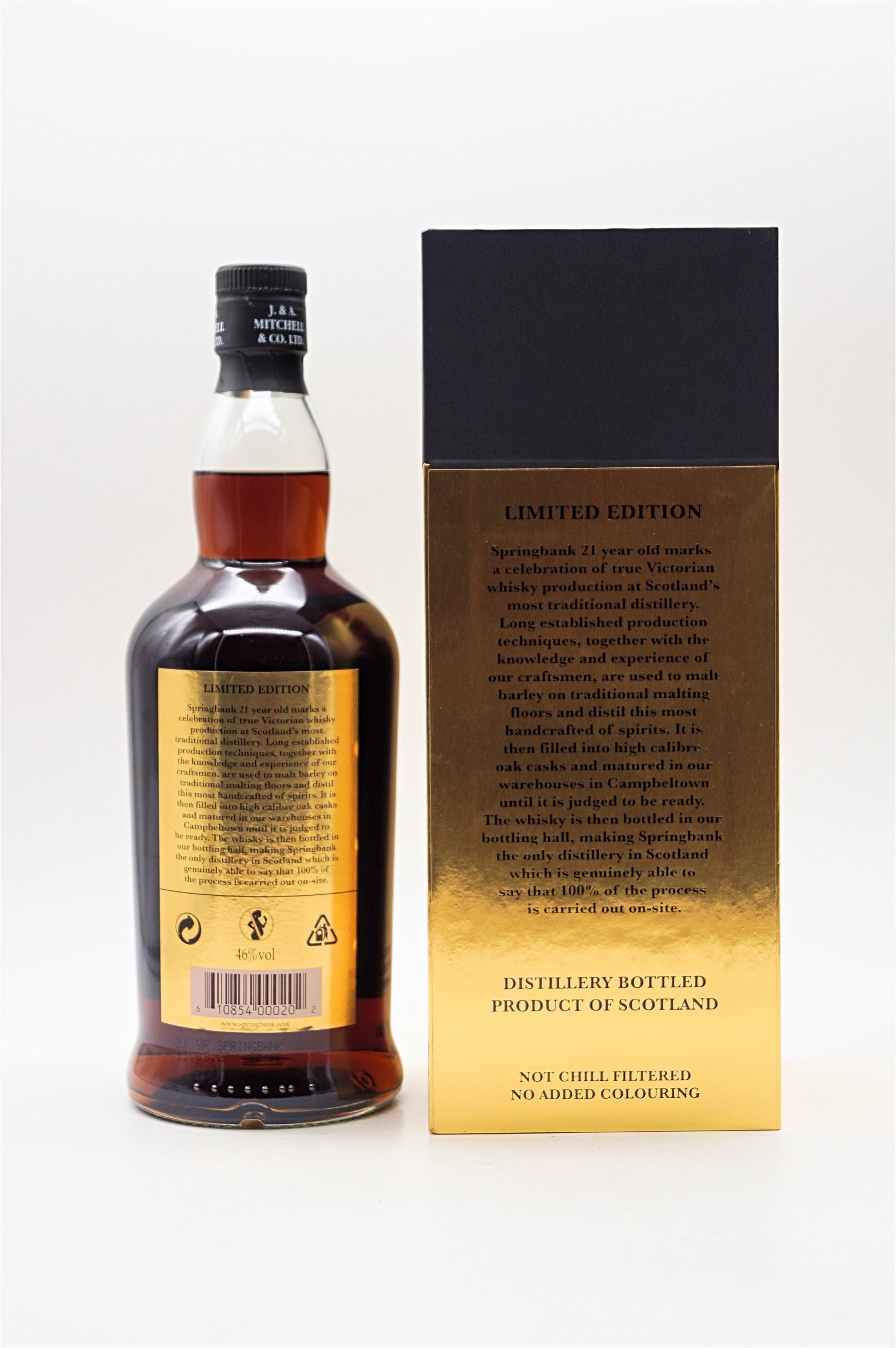 Springbank 21 Jahre Limited Edition Campbeltown Single Malt Scotch Whisky 