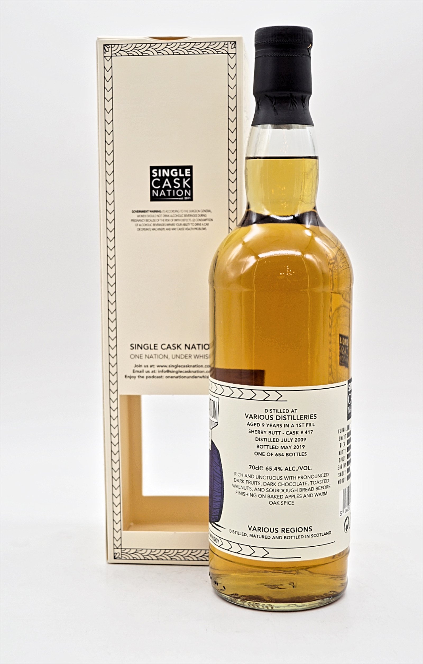 Single Cask Nation 9 Jahre Blended Malt Cask #417 Scotch Whisky