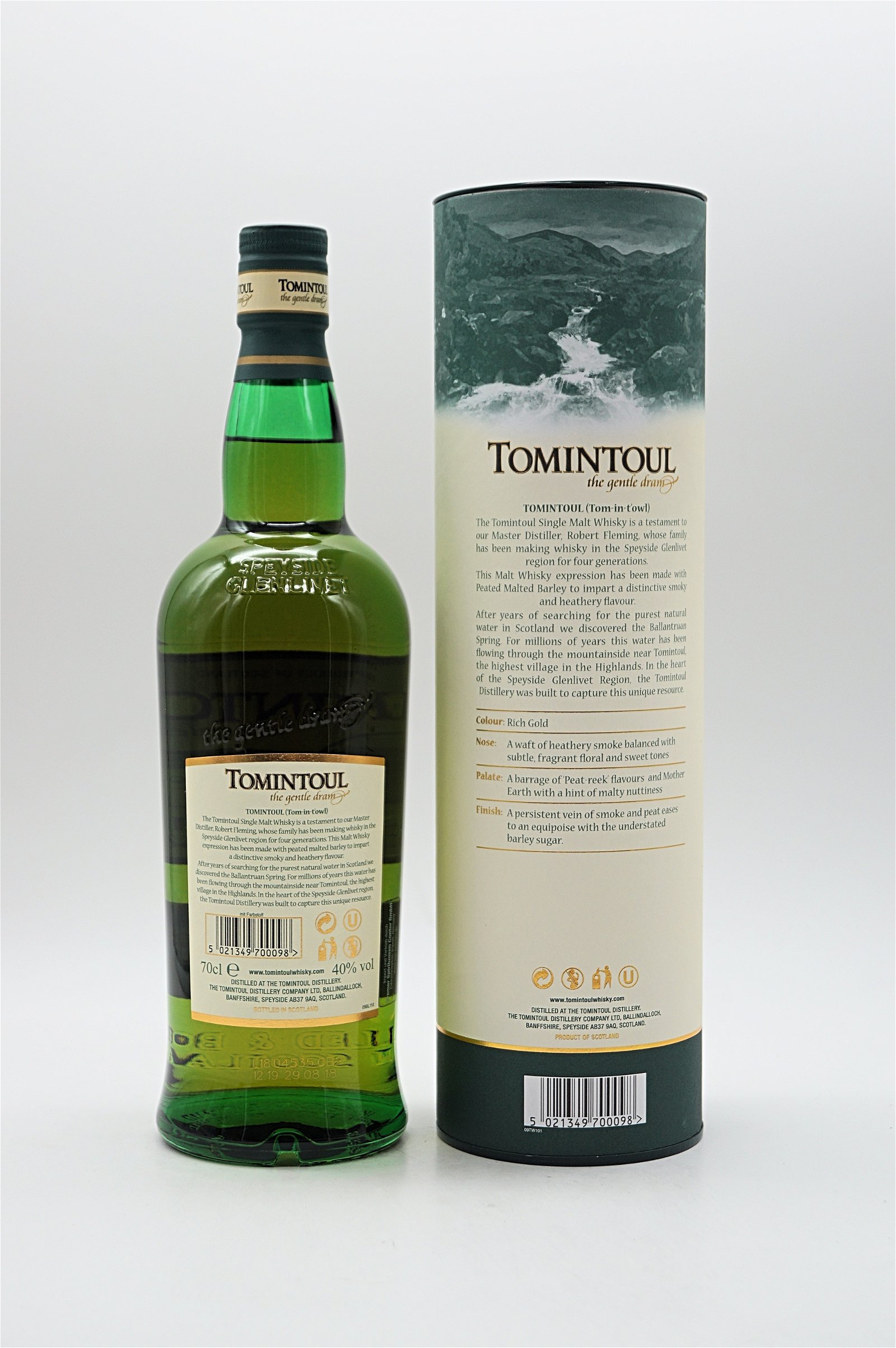 Tomintoul With A Peaty Tang Single Malt Scotch Whisky