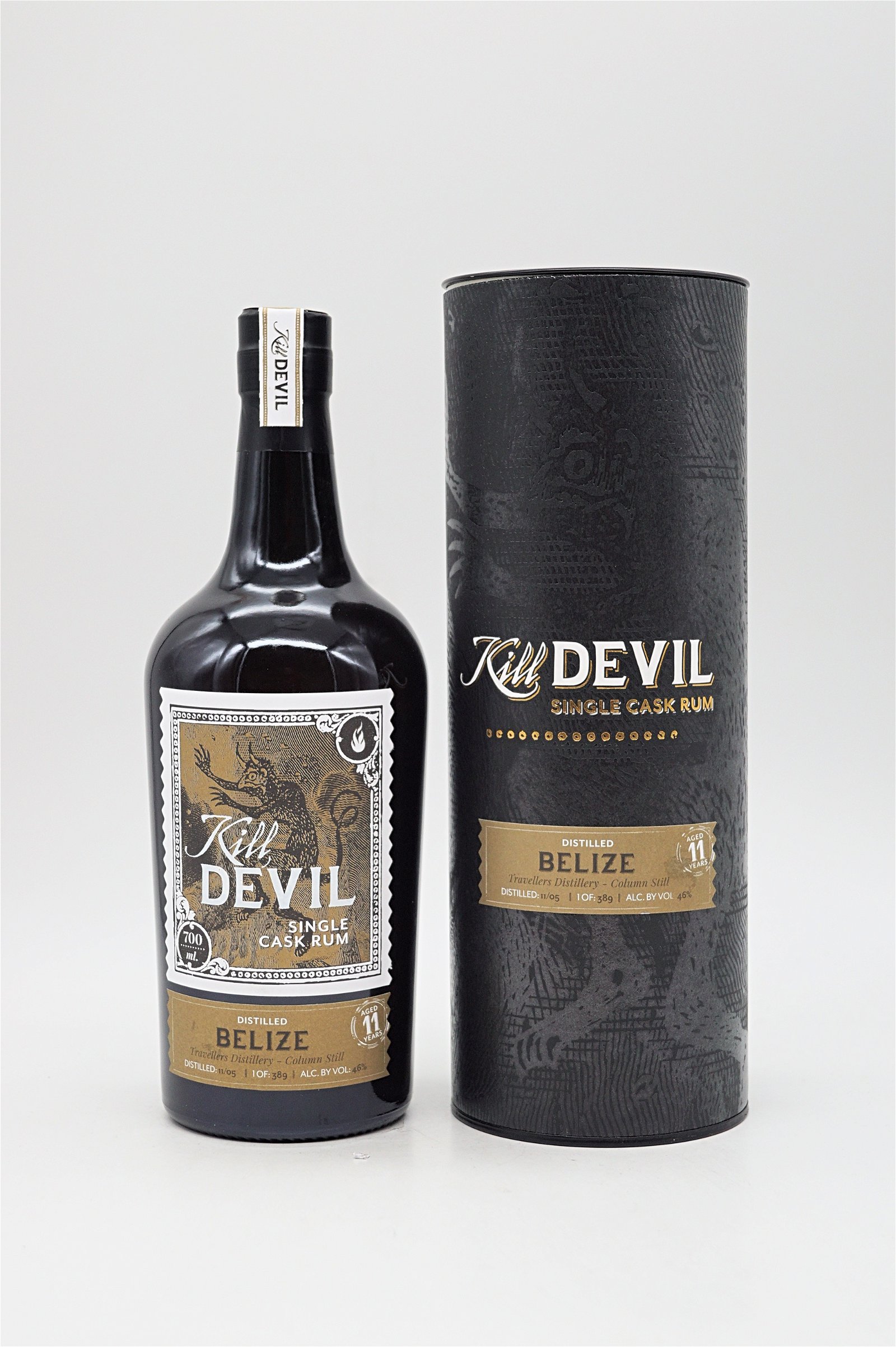 Kill Devil Rum Belize 11 Jahre Travelleres Distillery 389 Fl.