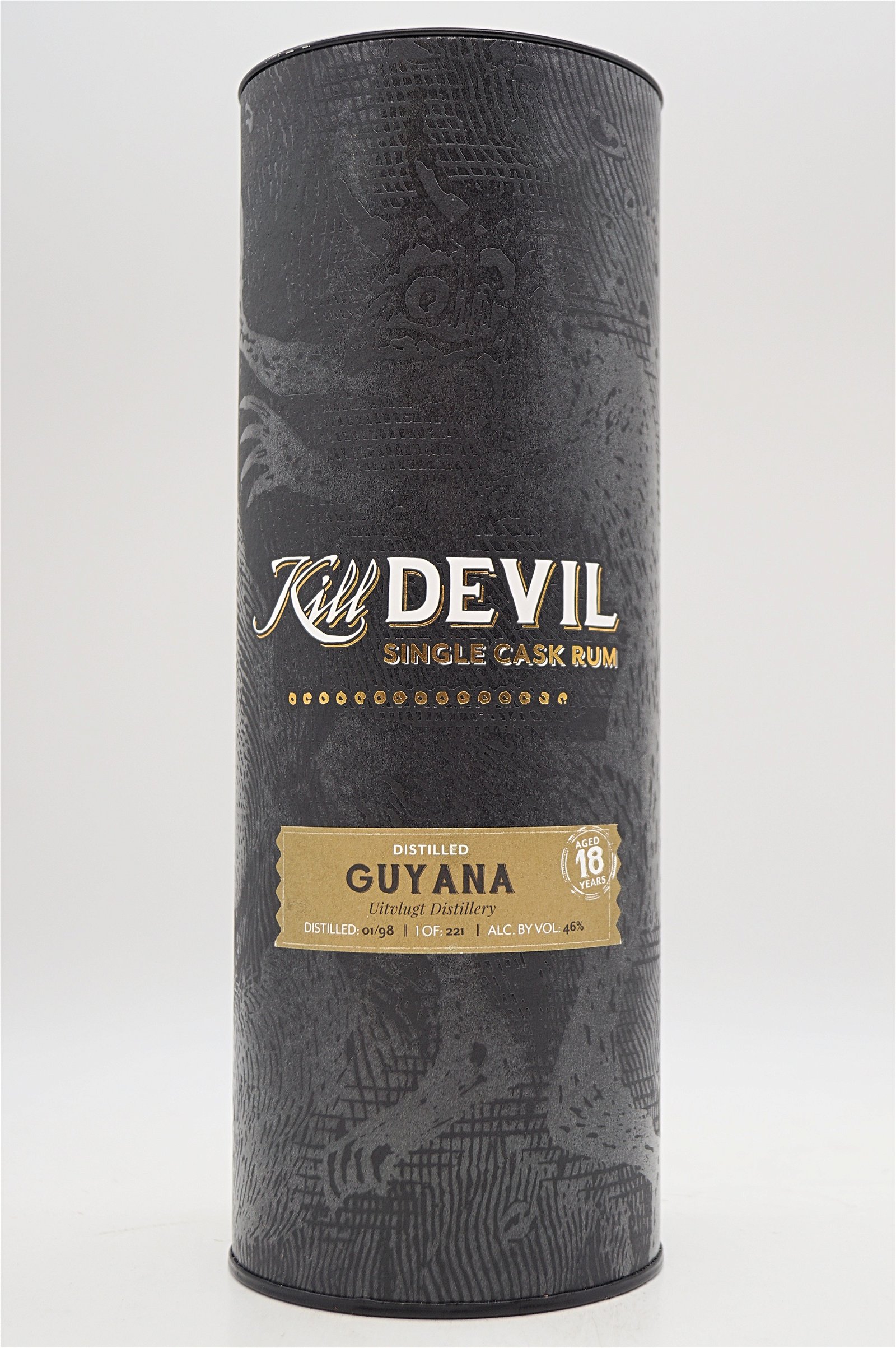 Kill Devil Rum Guyana 18 Jahre Uitvlugt Distillery  357 Fl.
