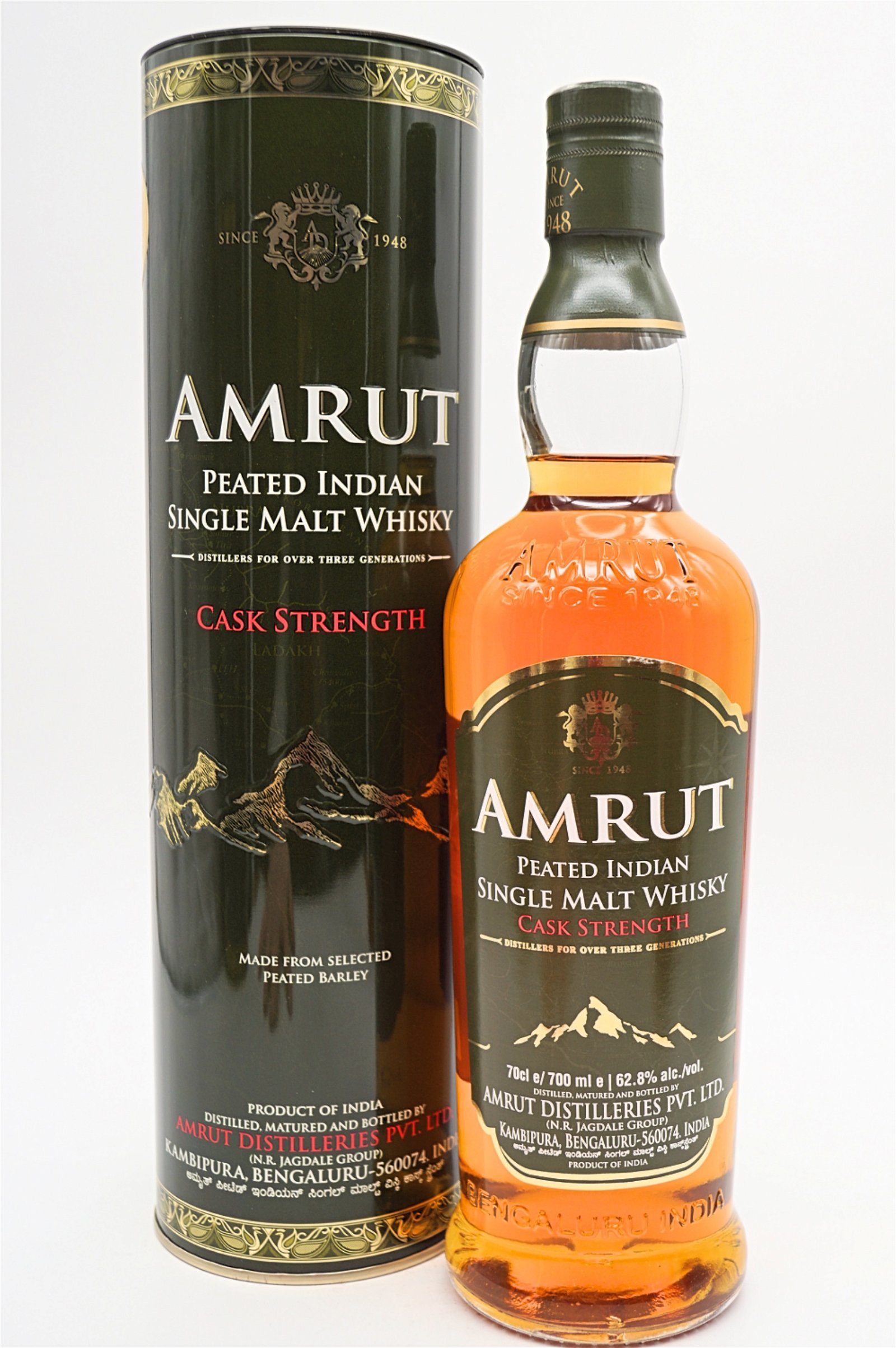 Amrut Cask Strenght Peated Indian Single Malt Whisky