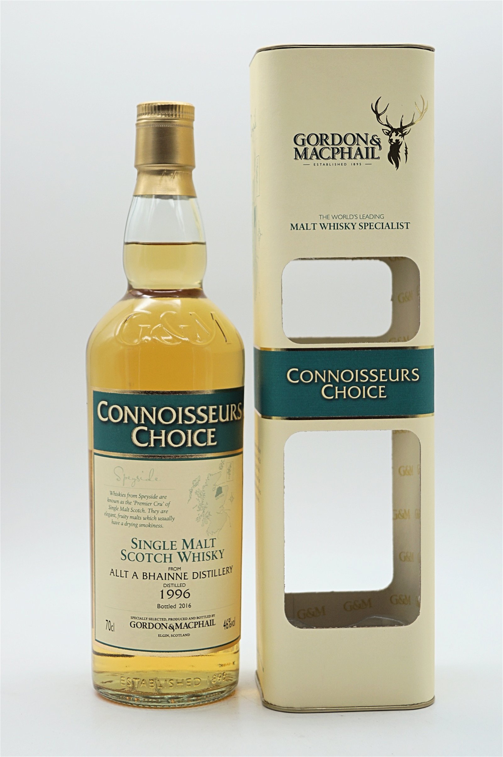 Gordon & Macphail Connoisseurs Choice Allt A Bhainne 20 Jahre 1996/2016 Single Malt Scotch Whisky 