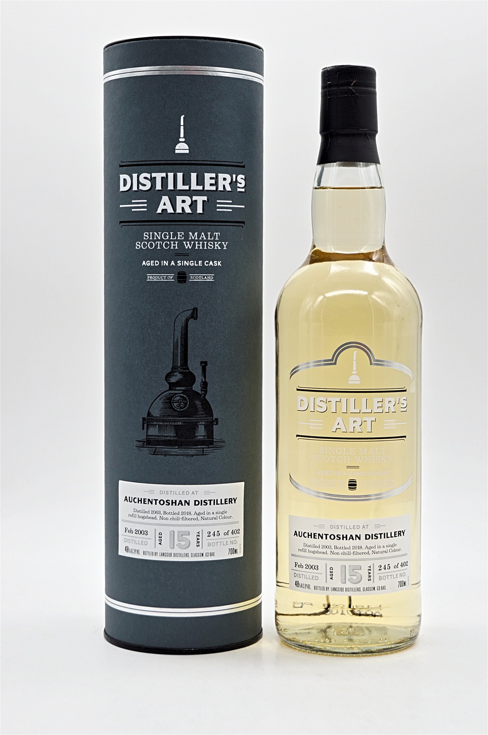 Distillers Art Auchentoshan Distillery 15 Jahre 48% 402 Fl. Single Cask Single Malt Scotch Whisky 