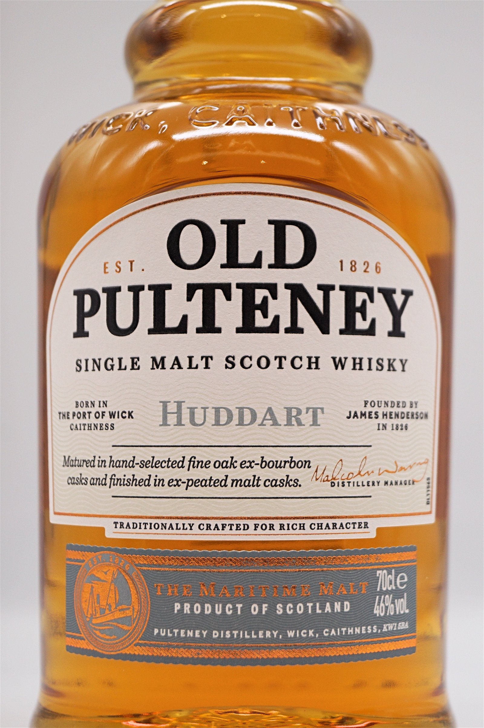 Old Pulteney Huddart Single Malt Scotch Whisky Fine Oak