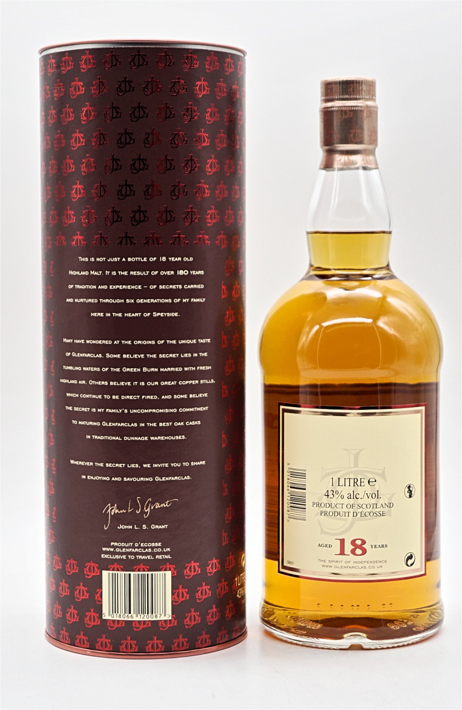 Glenfarclas 18 Jahre Highland Single Malt Scotch Whisky