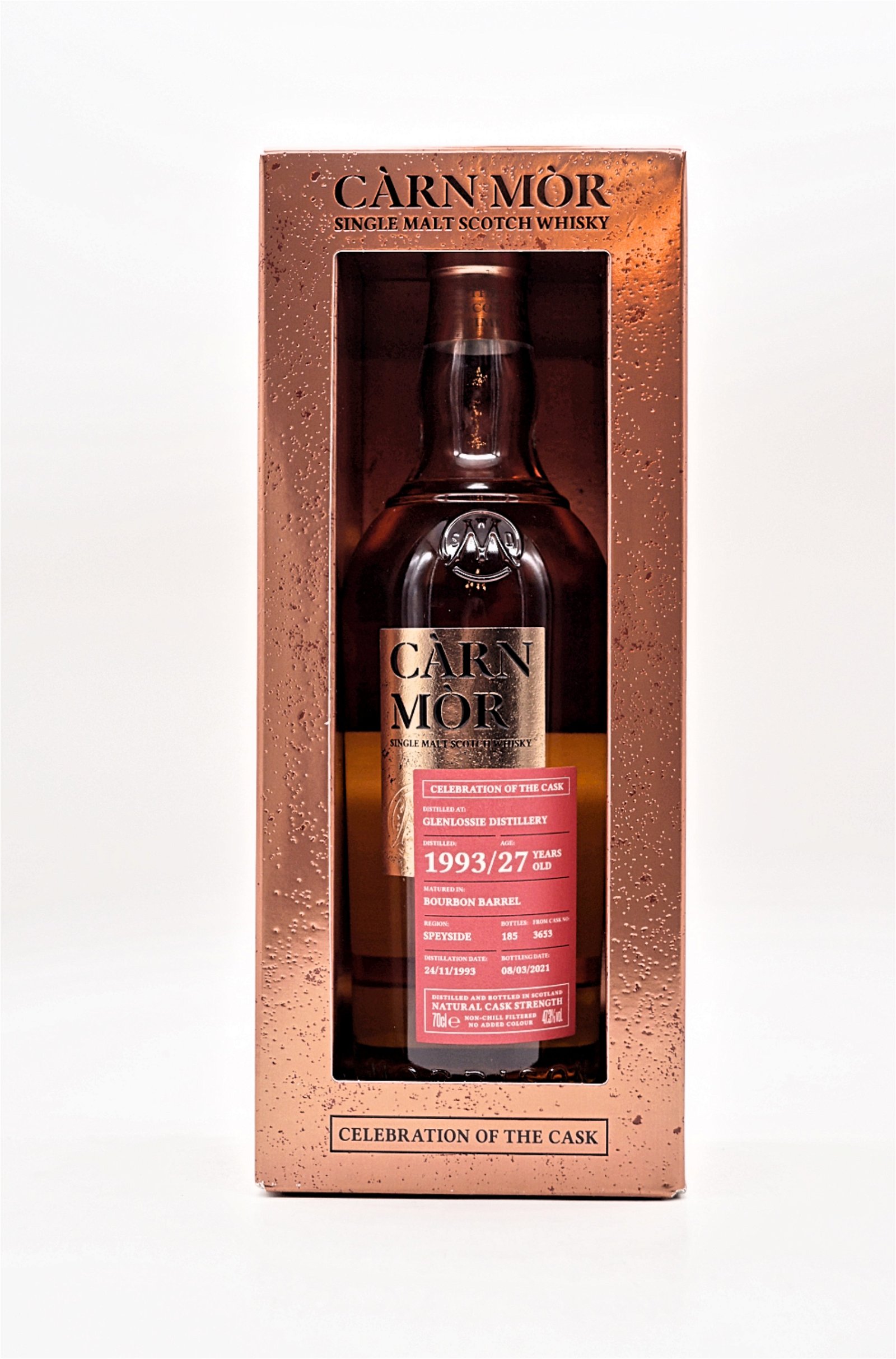 Carn Mor Glenlossie 1993 Bourbon Barrel COC Single Malt Scotch Whisky