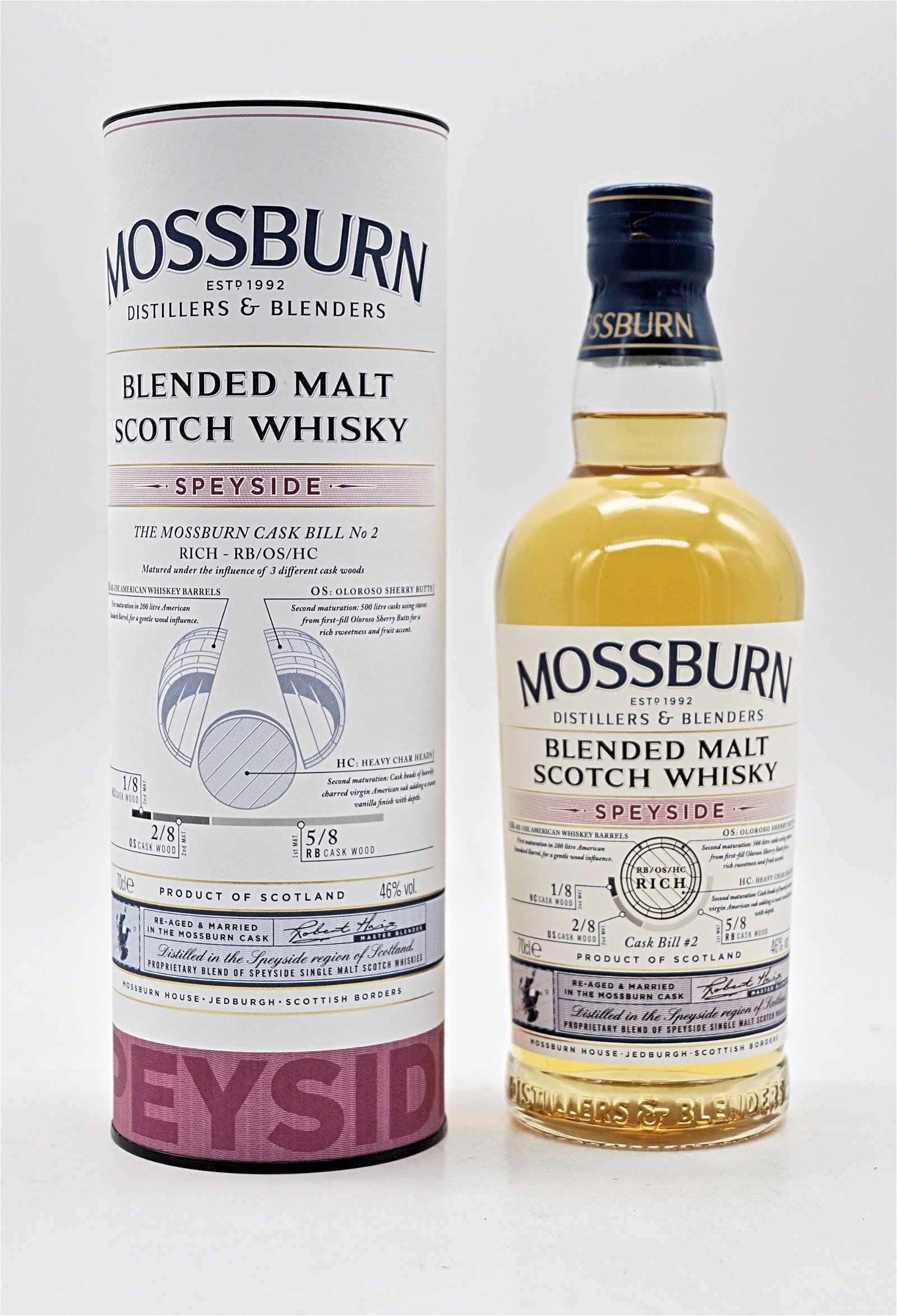 Mossburn Signature Cask No. 2 Speyside Blended Malt Scotch