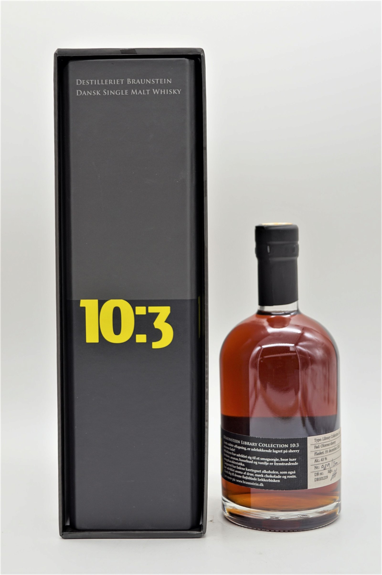 Braunstein Libary Collection 10:3 Dansk Single Malt Whisky