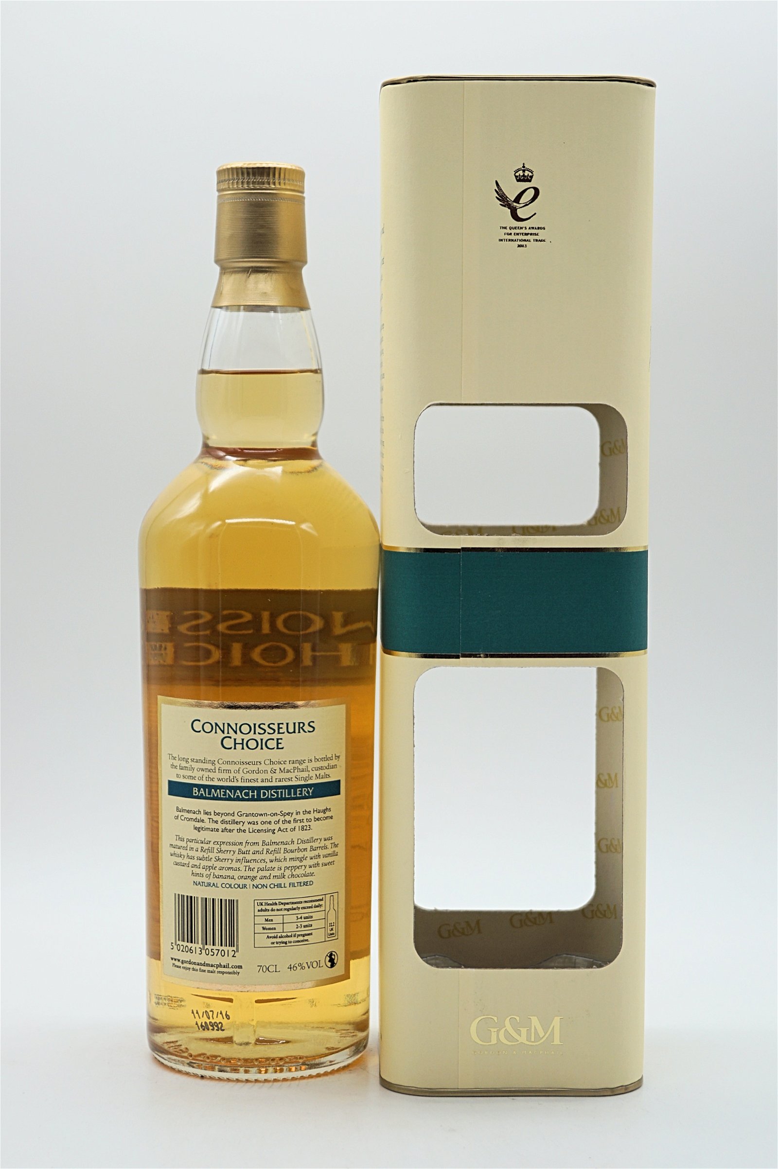 Gordon & Macphail  Connoisseurs Choice Balmenach 8 Jahre 2008/2016 Single Malt Scotch Whisky 