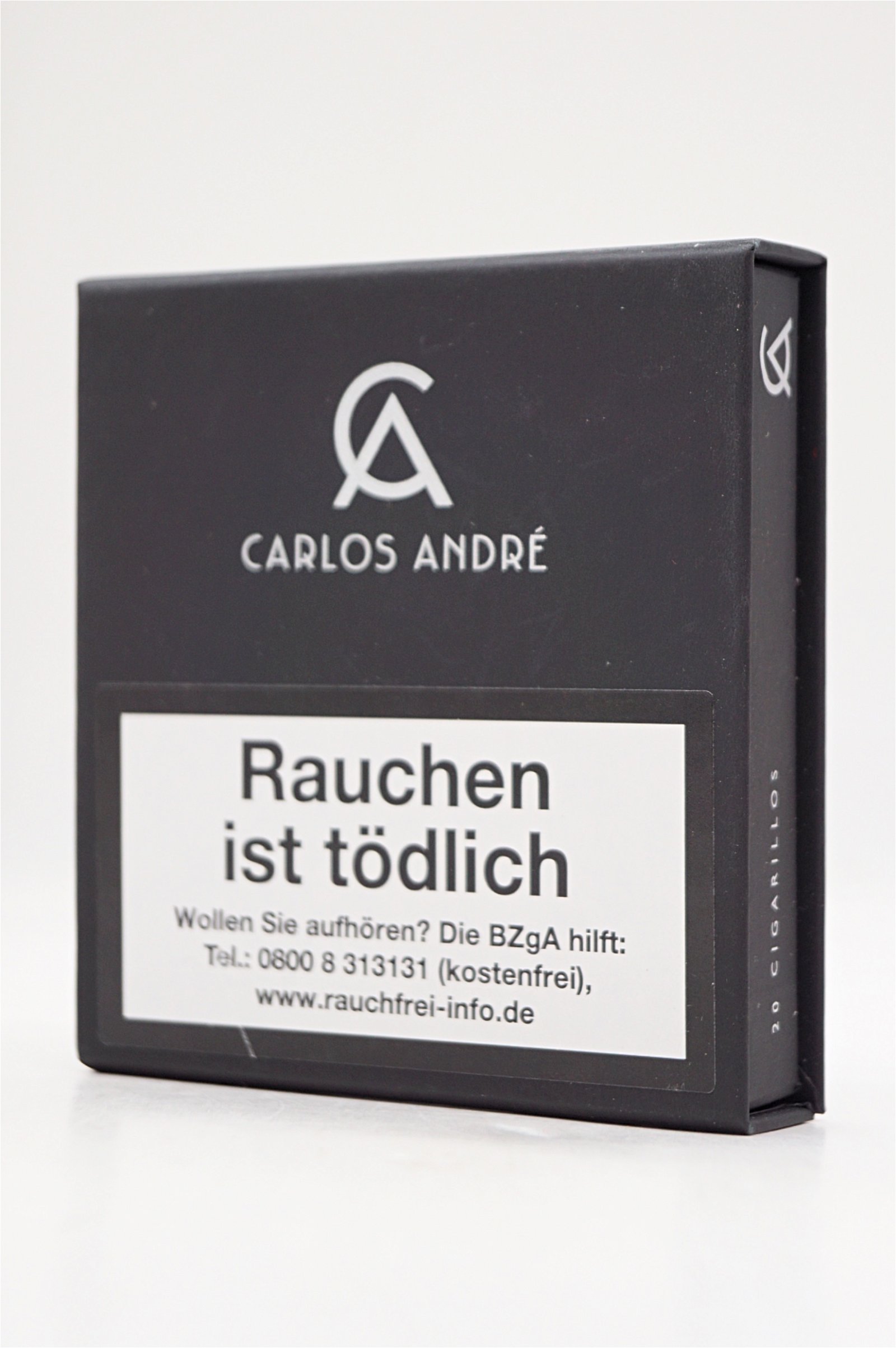 Carlos Andre Black 20 Cigarillos 100 % Tobacco
