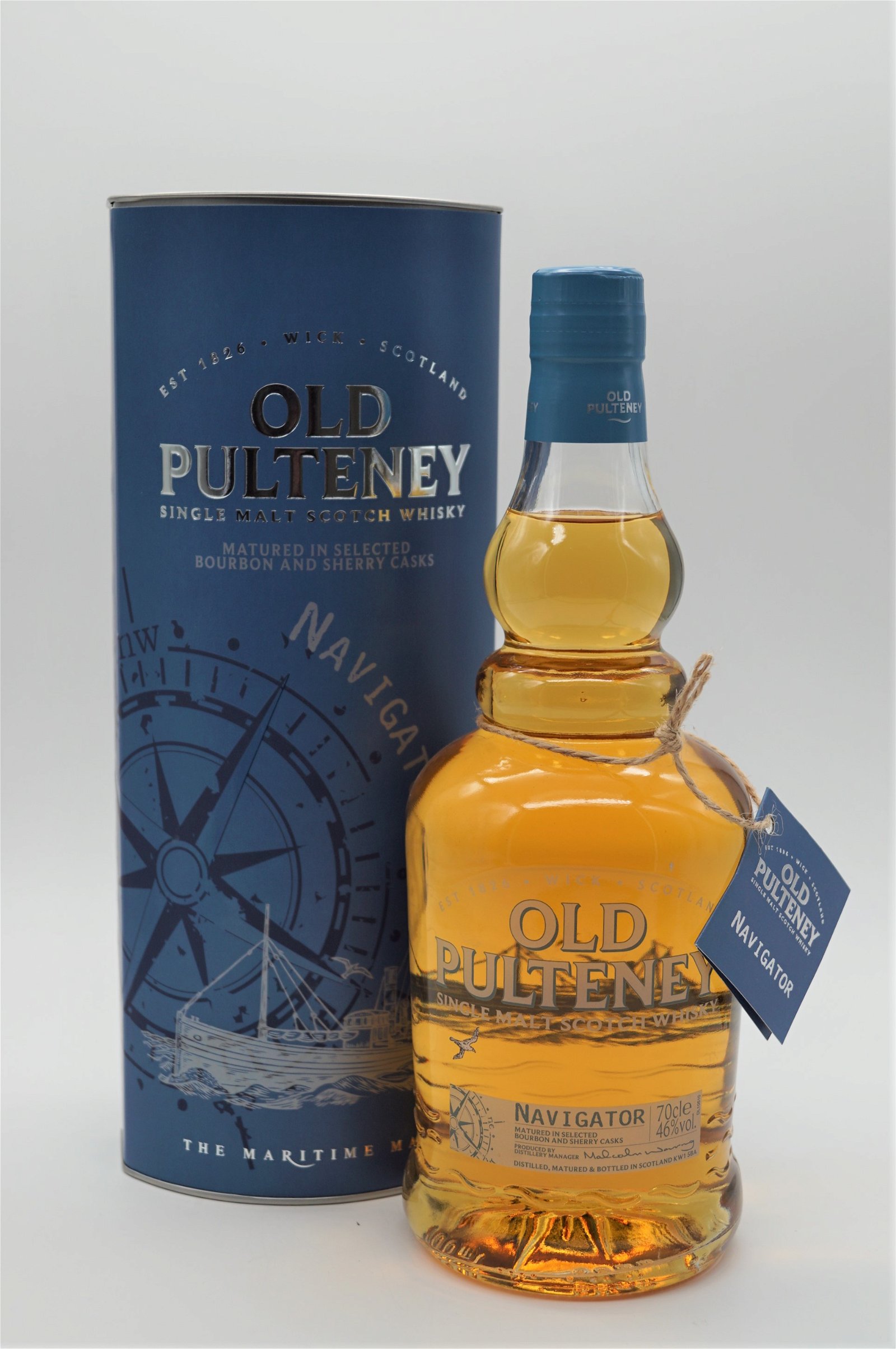 Old Pulteney Navigator Bourbon and Sherry Cask Single Malt Scotch Whisky