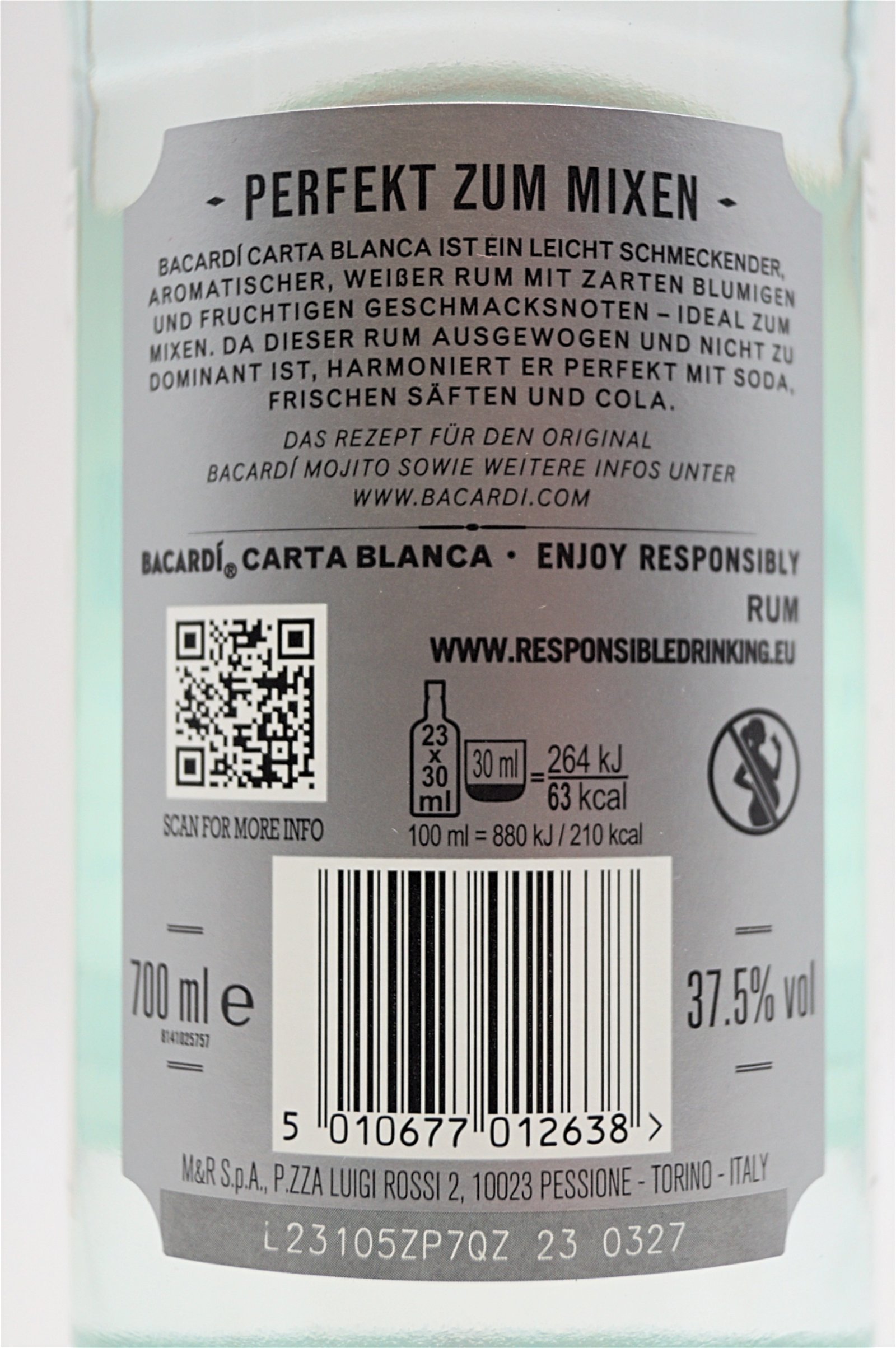 Bacardi Carta Blanca Superior White Rum