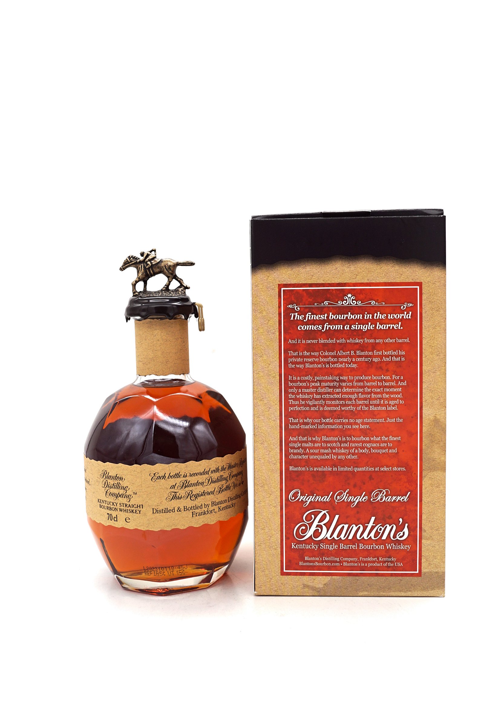 Blantons The Original Single Barrel Bourbon Whiskey