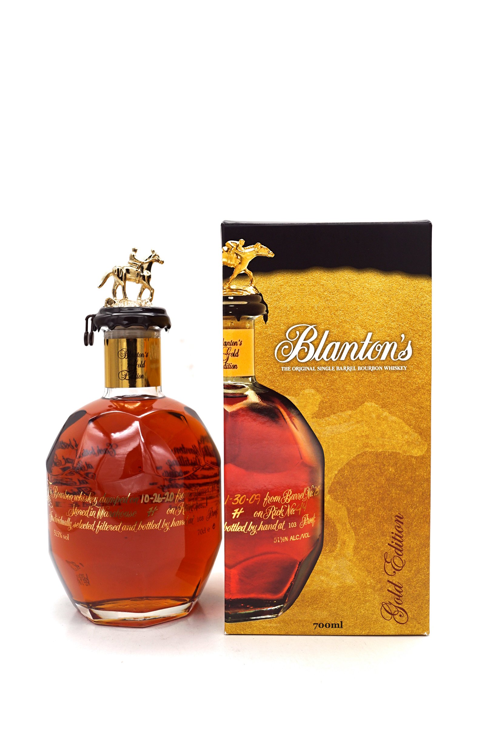 Blantons Gold Edition The Original Single Barrel Bourbon Whiskey