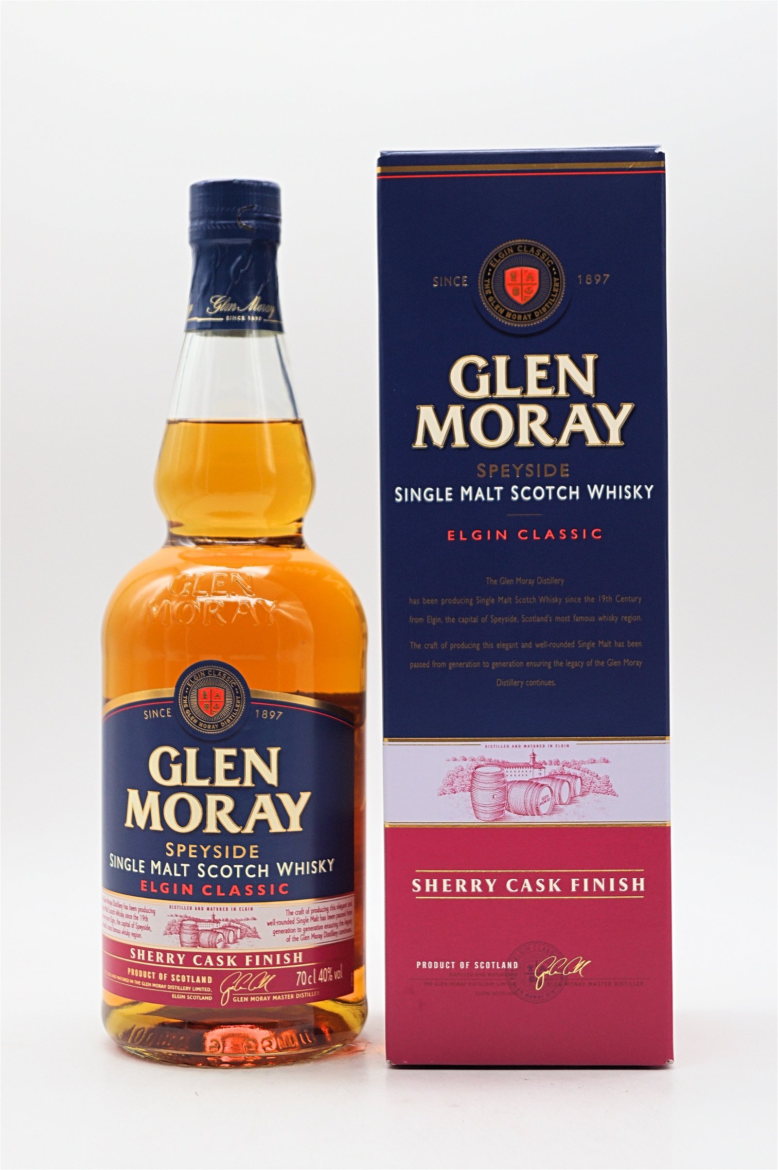 Glen Moray Elgin Classic Sherry Cask Finish Single Malt Scotch