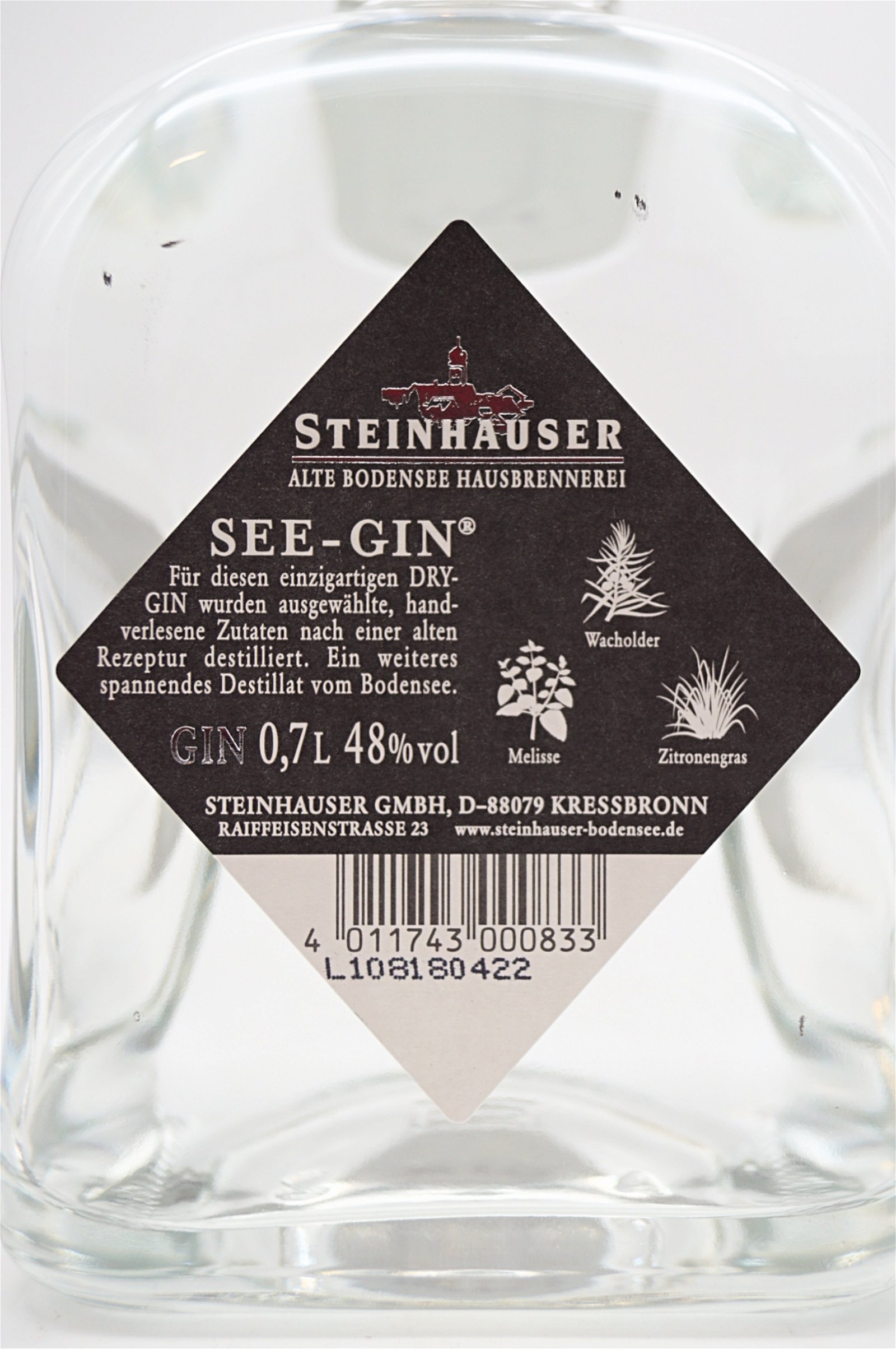 Steinhauser See Gin Blue London Dry Gin in Geschenkbox