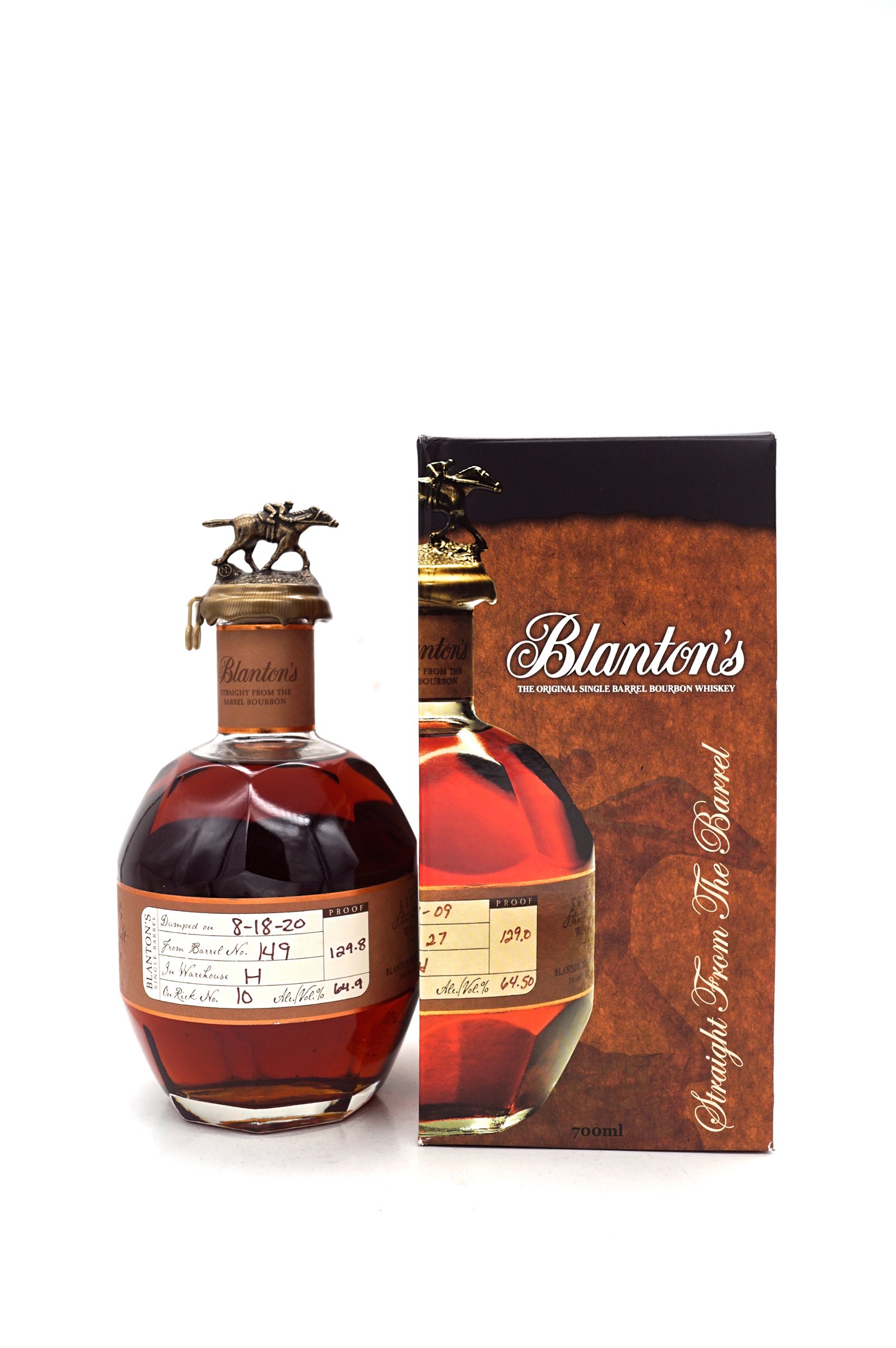 Blantons Straight From the Barrel Kentucky Single Barrel Bourbon Whiskey 