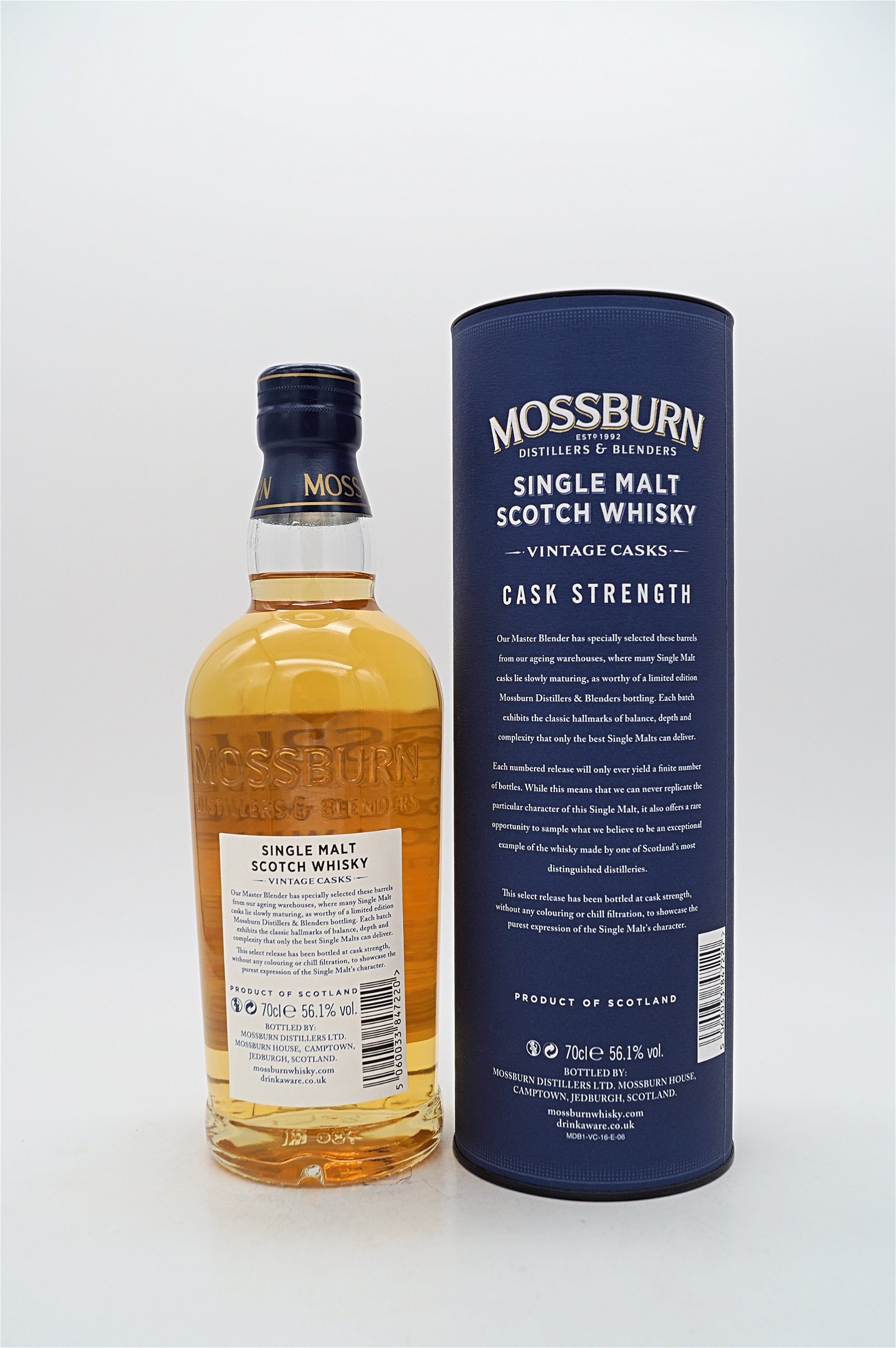 Mossburn 10 Jahre Mannochmore Vintage Cask Nr 16 Strength Single Malt Scotch Whisky