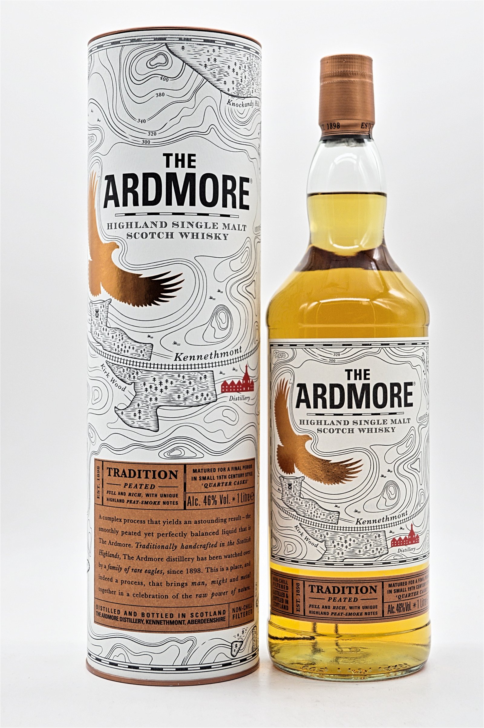 The Ardmore Traditional Peated Highland Single Malt Scotch Whisky