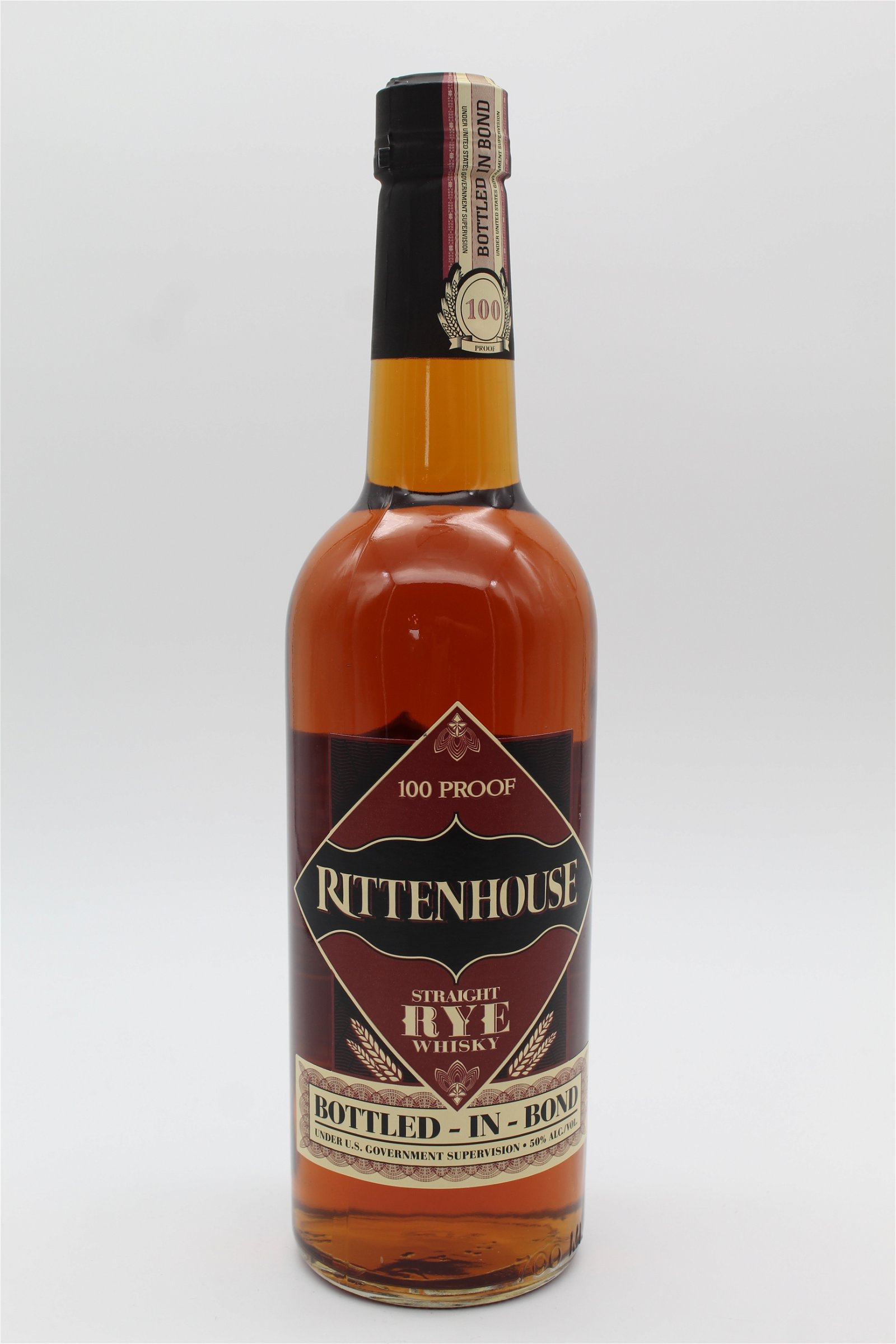 Rittenhouse Bottled In Bond Straight Rye Whisky 100 Proof