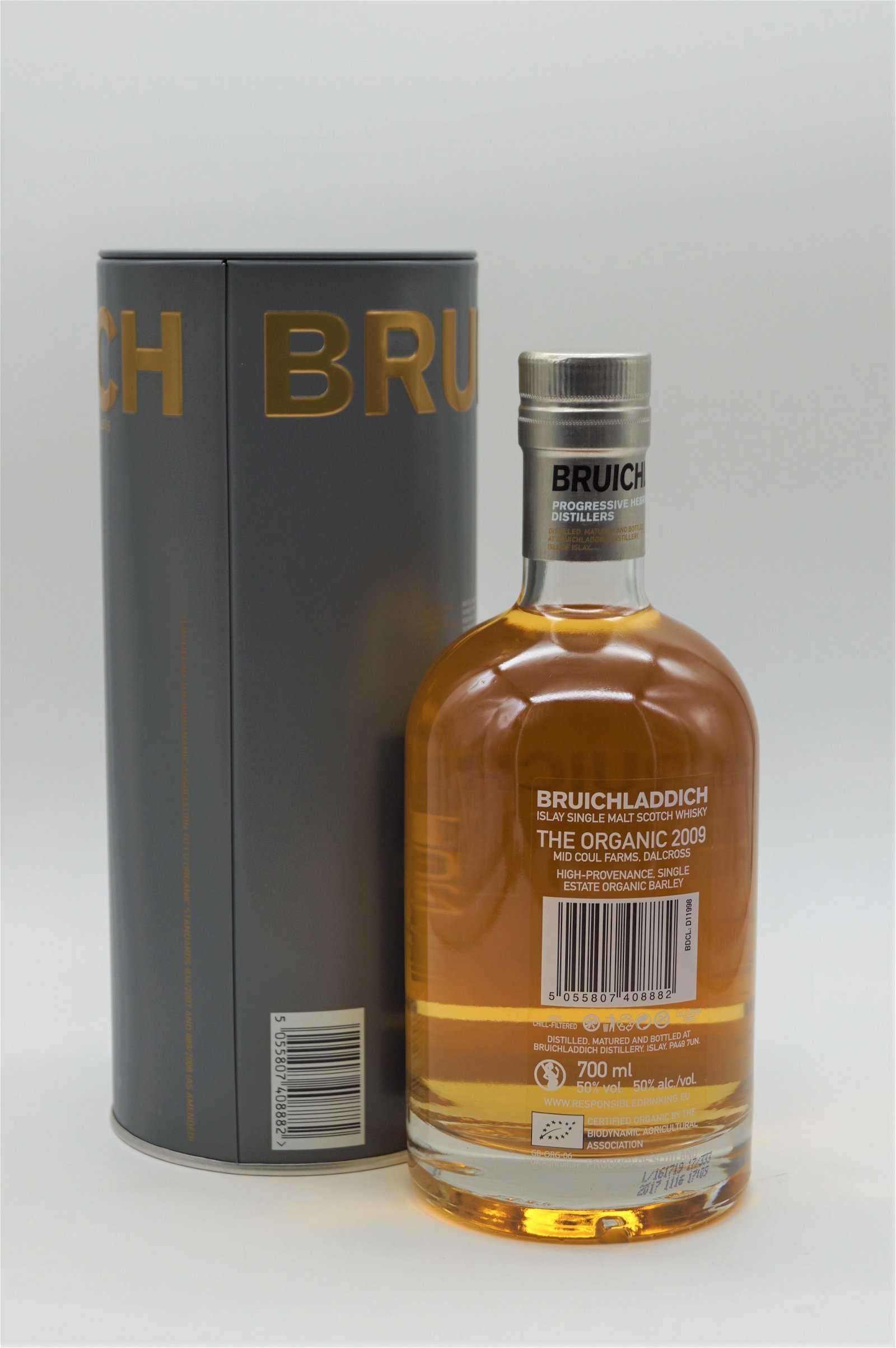 Bruichladdich The Organic 2009 Unpeated Single Malt Scotch Whisky
