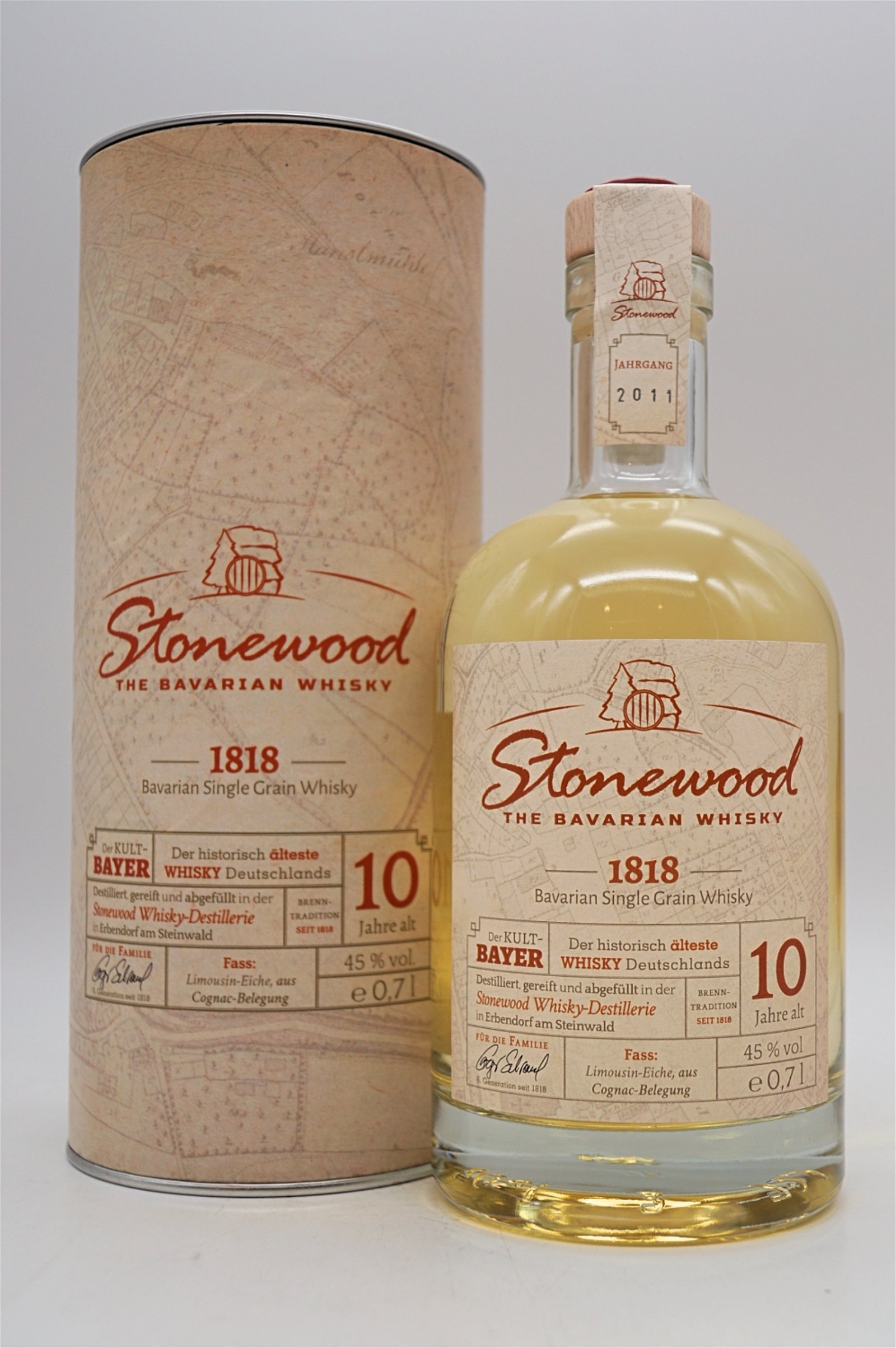 Schraml Stonewood 1818 2011 10 Jahre Bavarian Single Grain Whisky