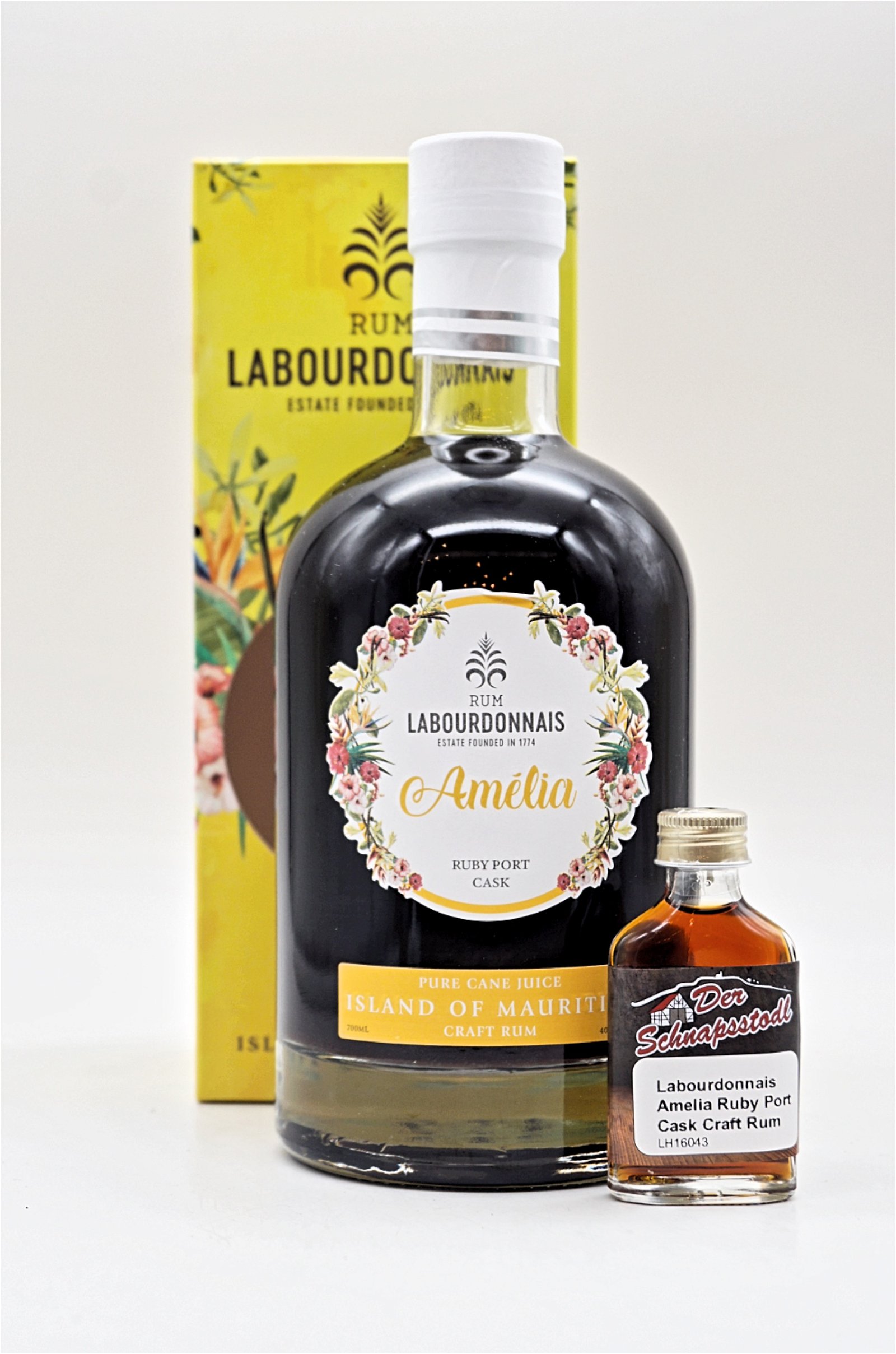Amelia Ruby Port Cask Craft Rum 20ml Sample